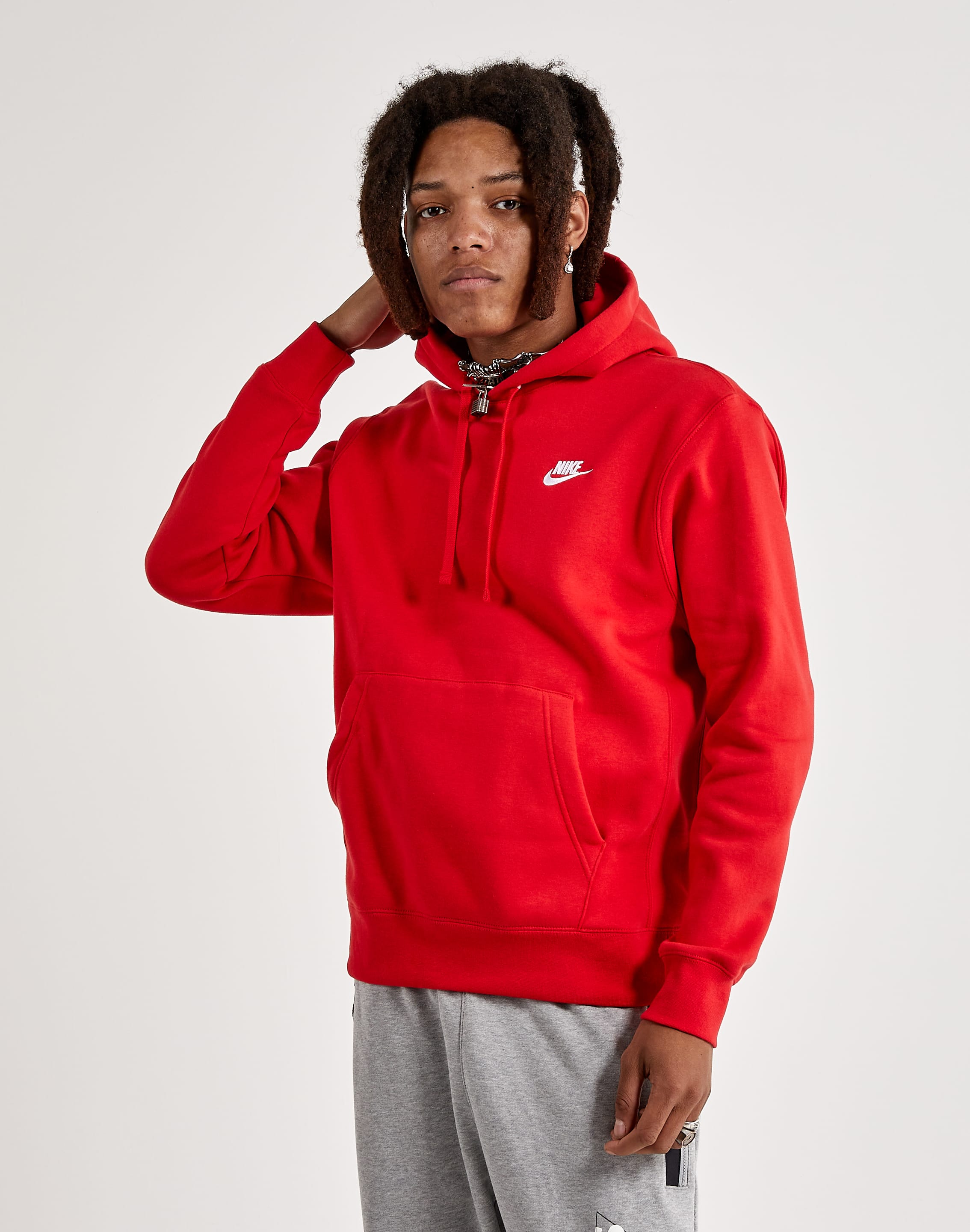 Nike Club Fleece Allover Print Pullover Hoodie – DTLR