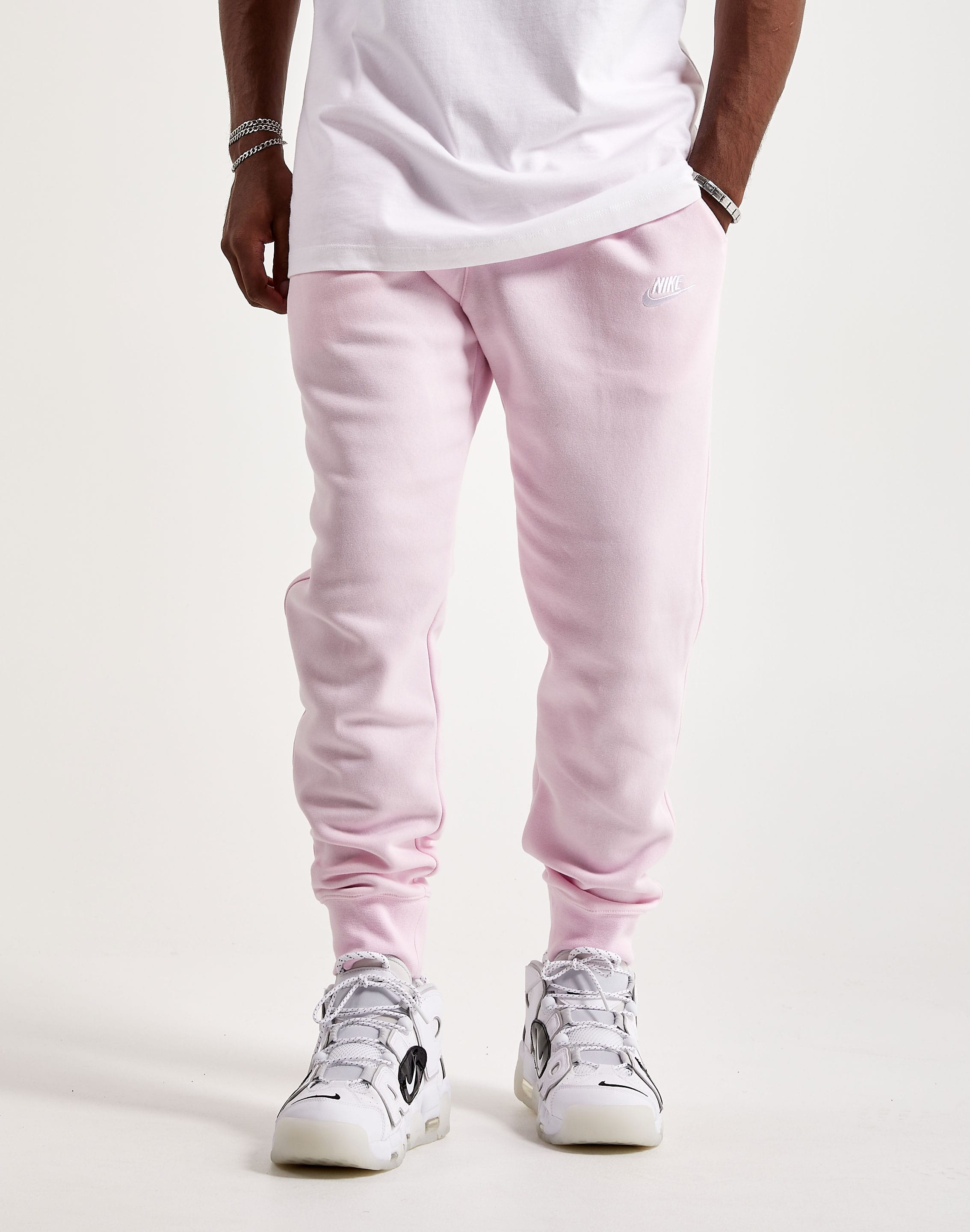 Sportswear Pink Fleece Joggers & Sweatpants.