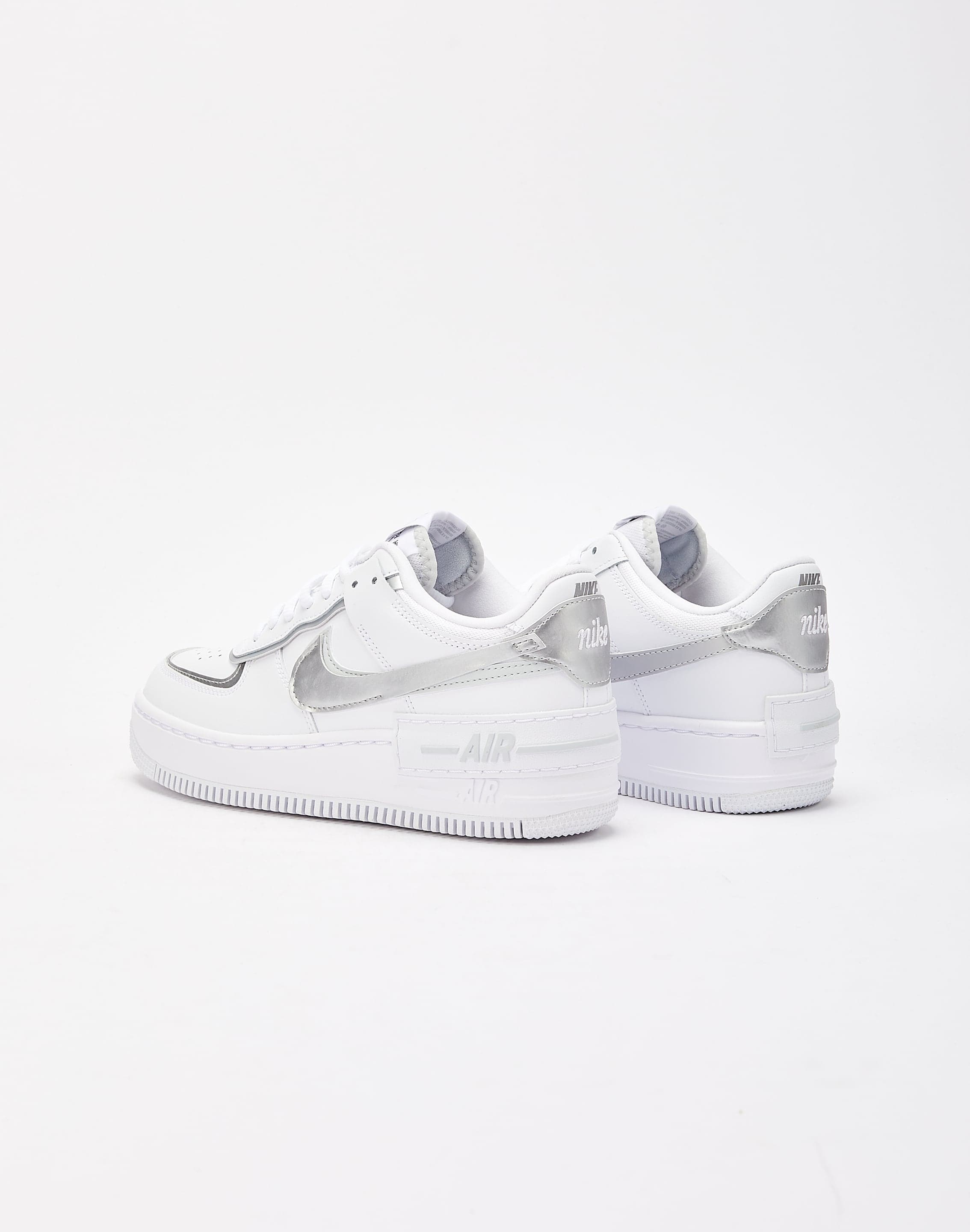 Nike Air Force 1 Shadow custom paint white/grey – Topkickscy