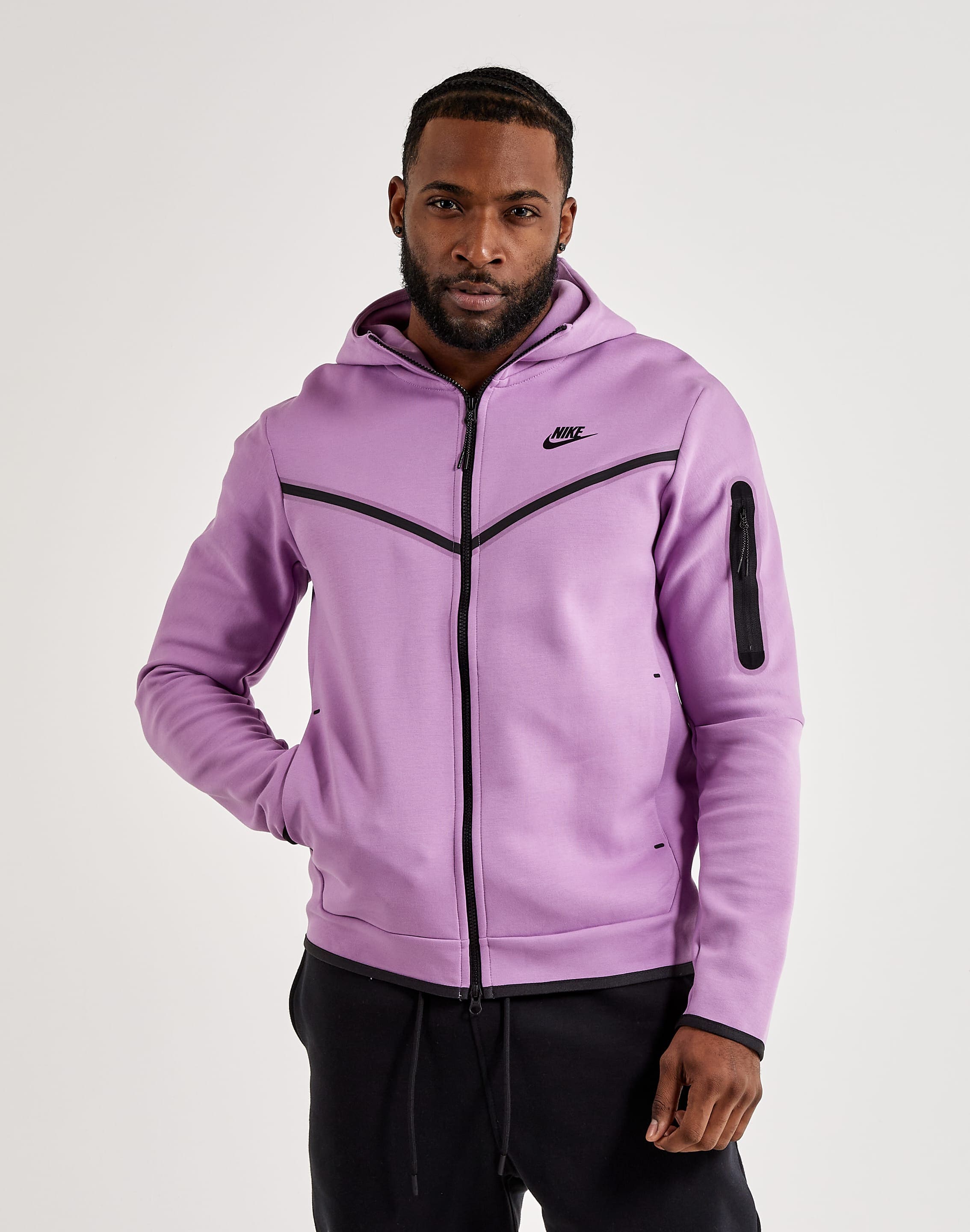 Nike Sportswear Tech Fleece Pants Violet Shock Size Small