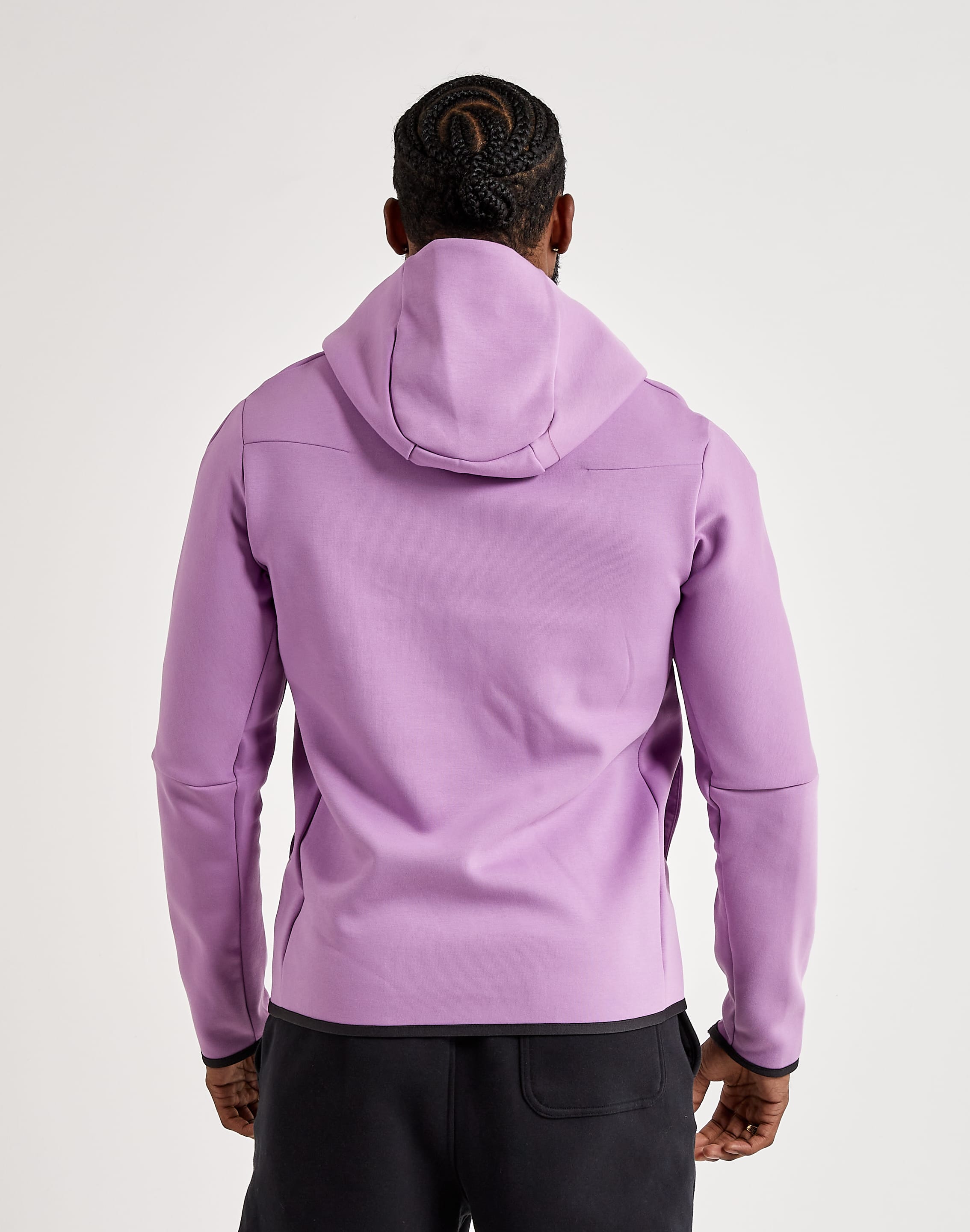 Nike Sportswear Tech Fleece Full-Zip Hoodie Violet Shock/Black Men's - FW22  - US