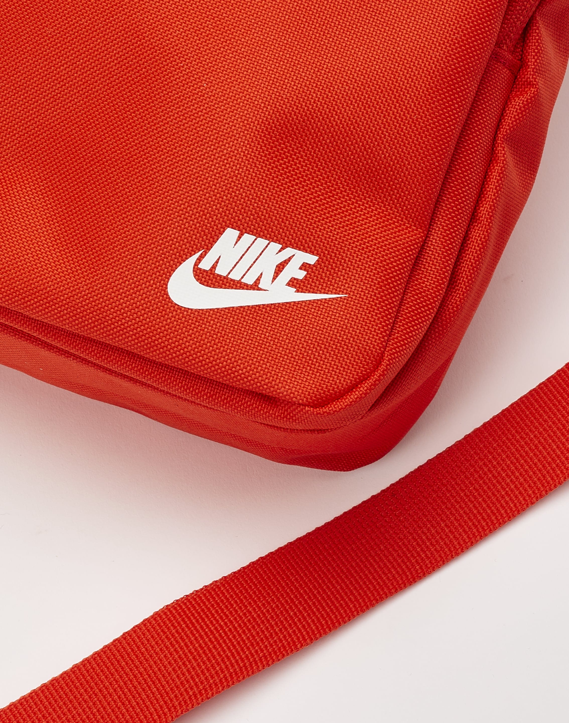 Nike Advance logo taping crossbody bag in red