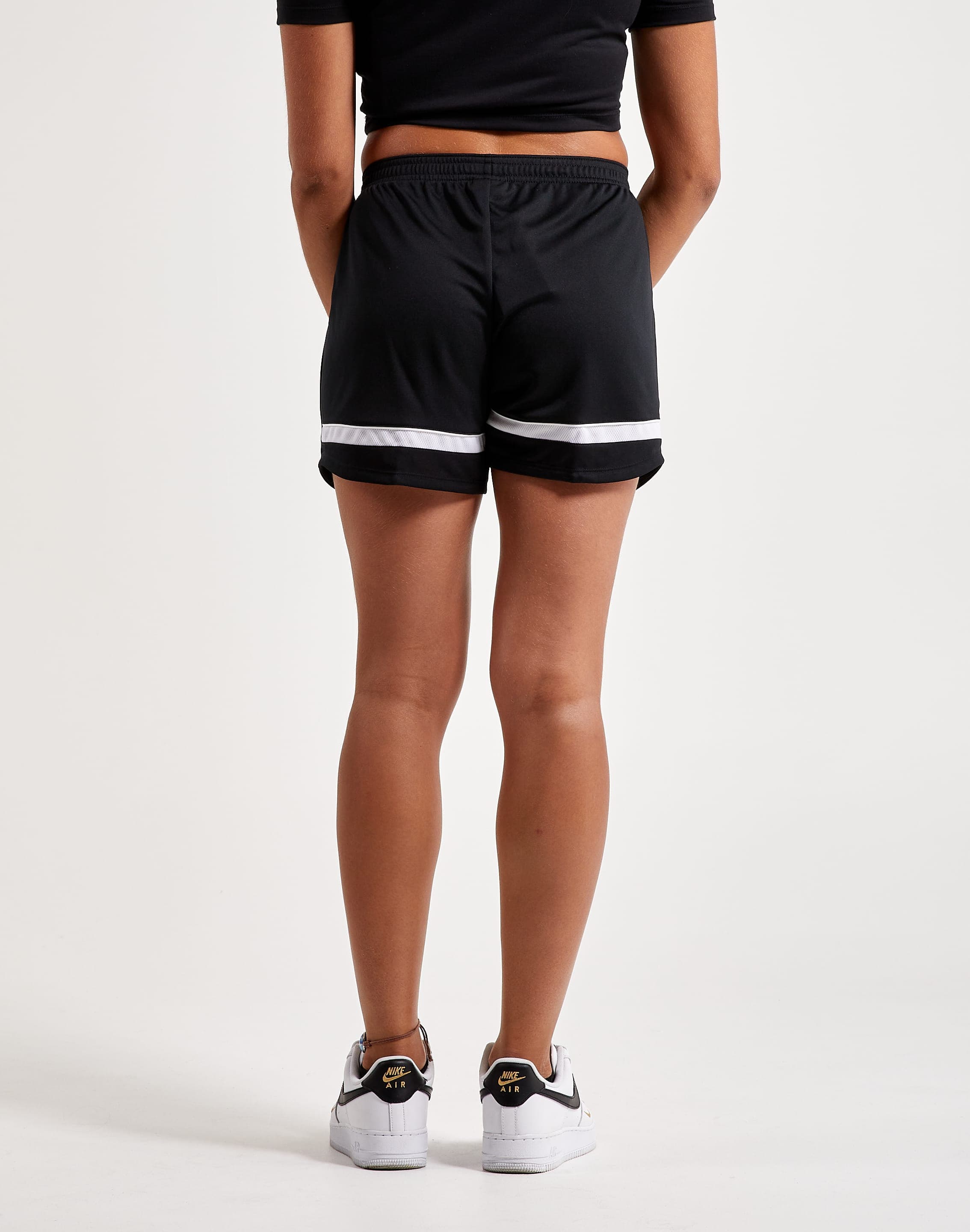 Nike Women's Dri-FIT Knit II Soccer Shorts - Black / White