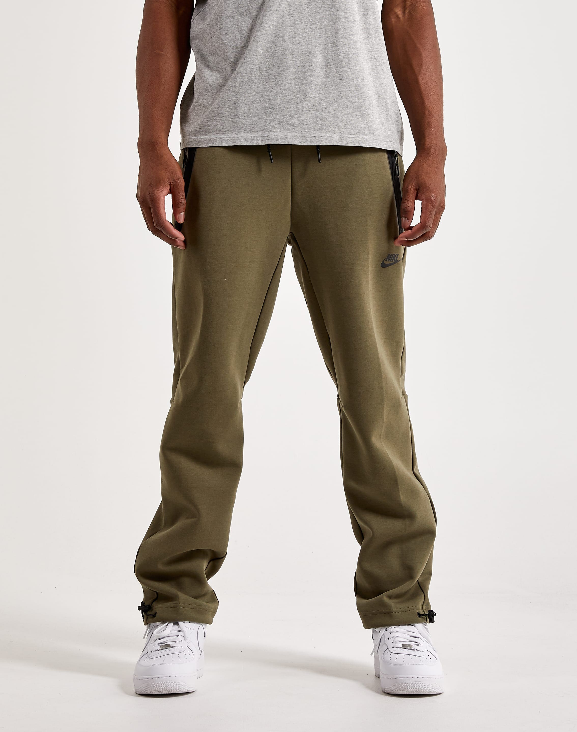 Nike Tech Fleece Joggers Revival Pants Cuffed White Heather Grey DQ4316-100  2XL