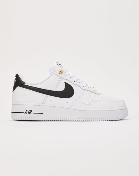 NEW Air Force 1 '07 LV8 Men's Size 9 White/Black-White DQ7658-100 Fast Ship