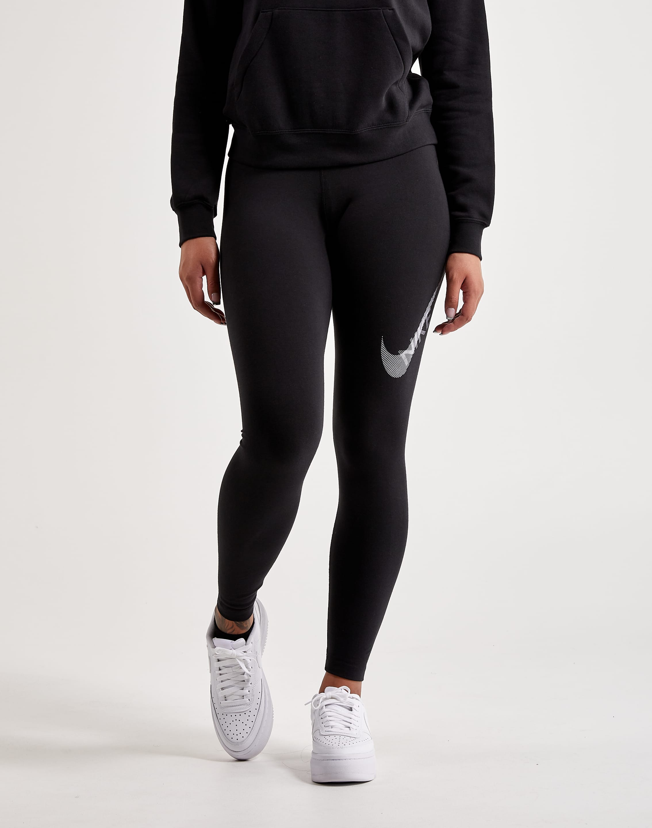 Nike Womens Colorblock One Leggings - Black | Life Style Sports EU