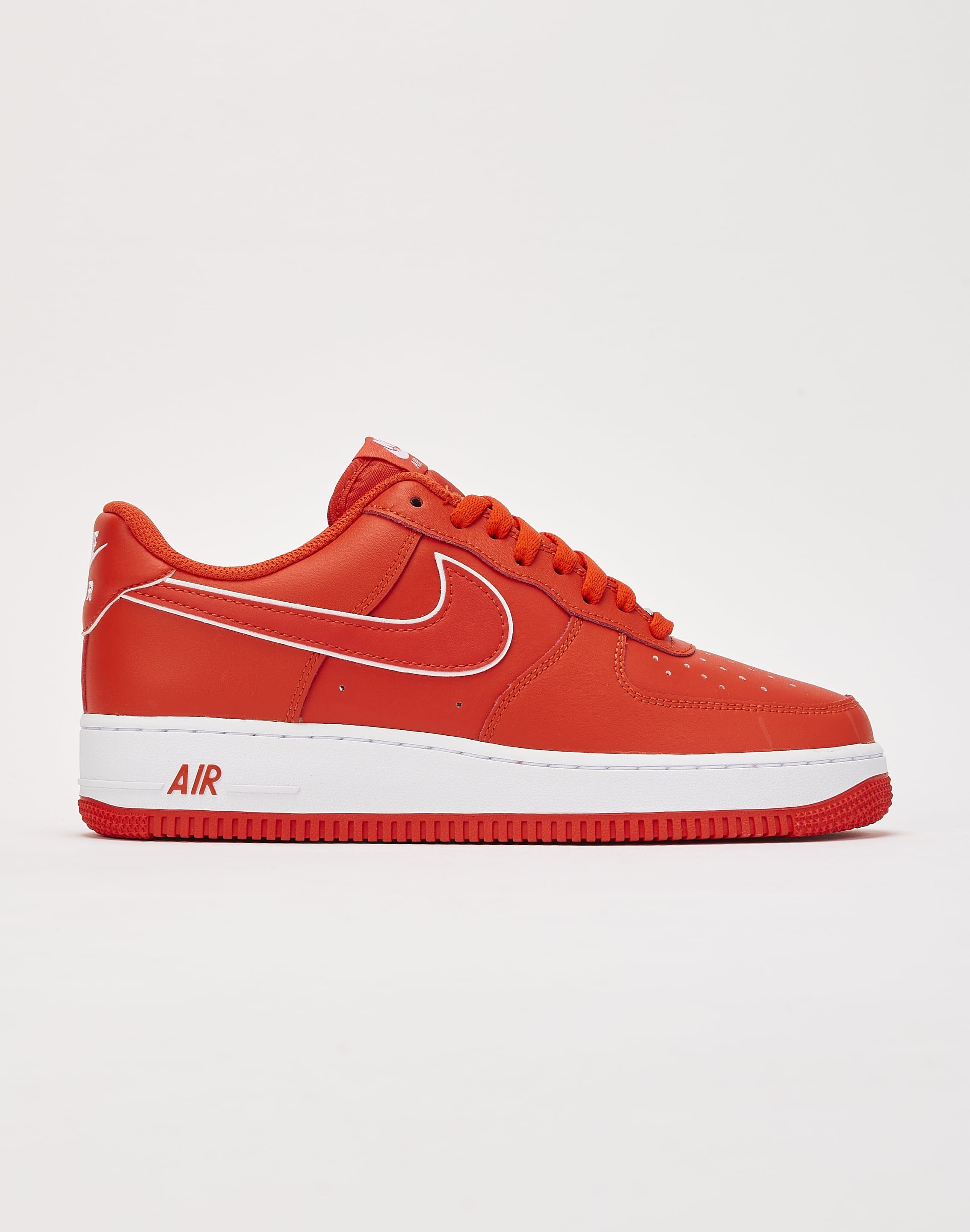 New Nike Air Force 1 '07 Low Shoes - White/Picante Red (DV0788-102) Size 9.5