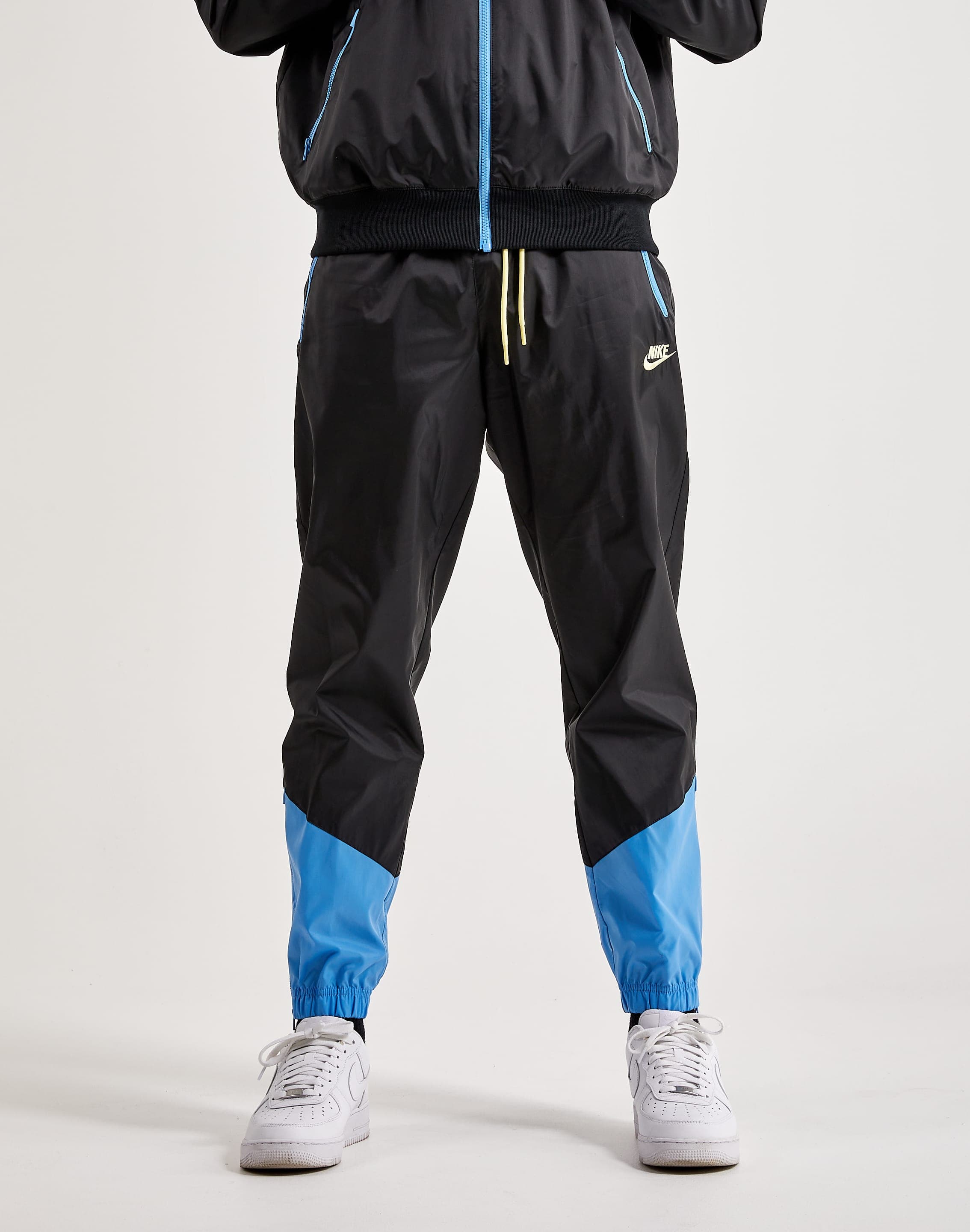 VINTAGE Nike Track Pants Windbreaker - Zipper Ankle/pockets 