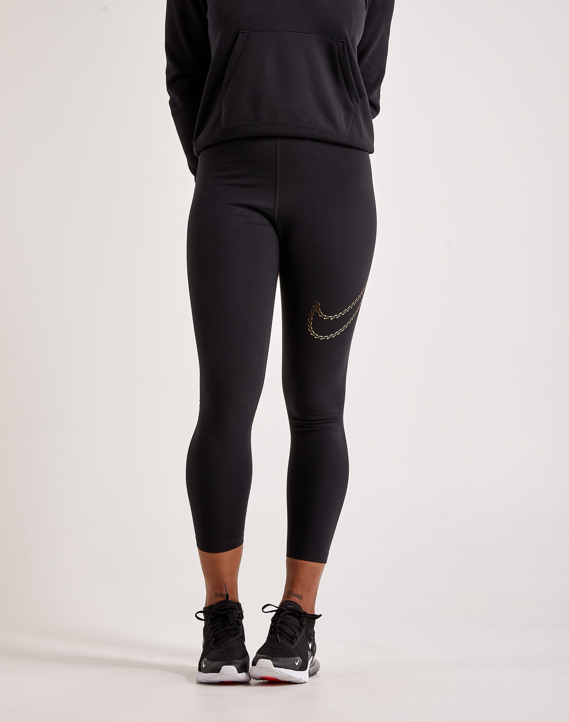 Nike Training Pro Dri-FIT Swoosh Shine all over leopard print