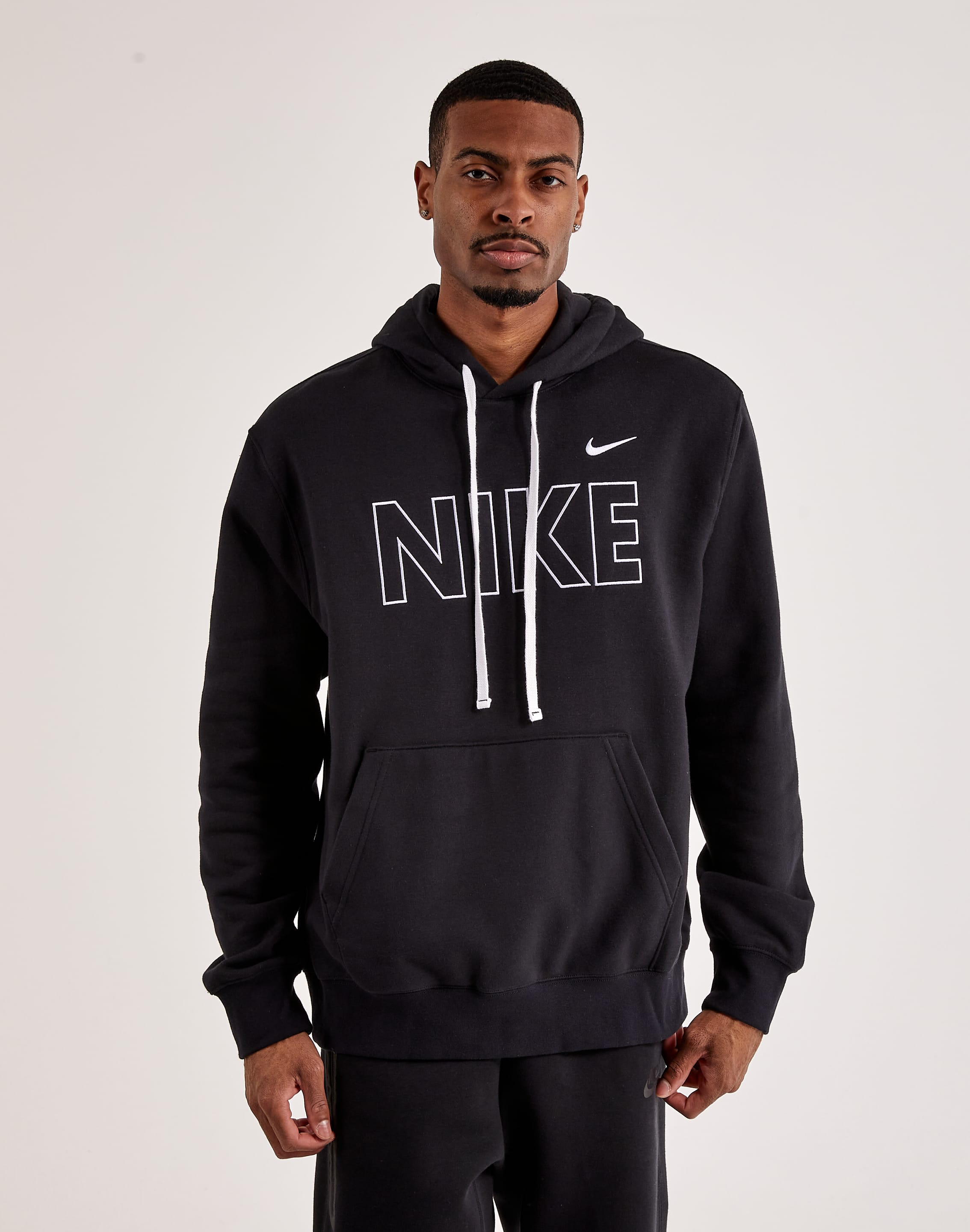 Nike Mens Sportswear Hoodie 010BLACK L : : Clothing