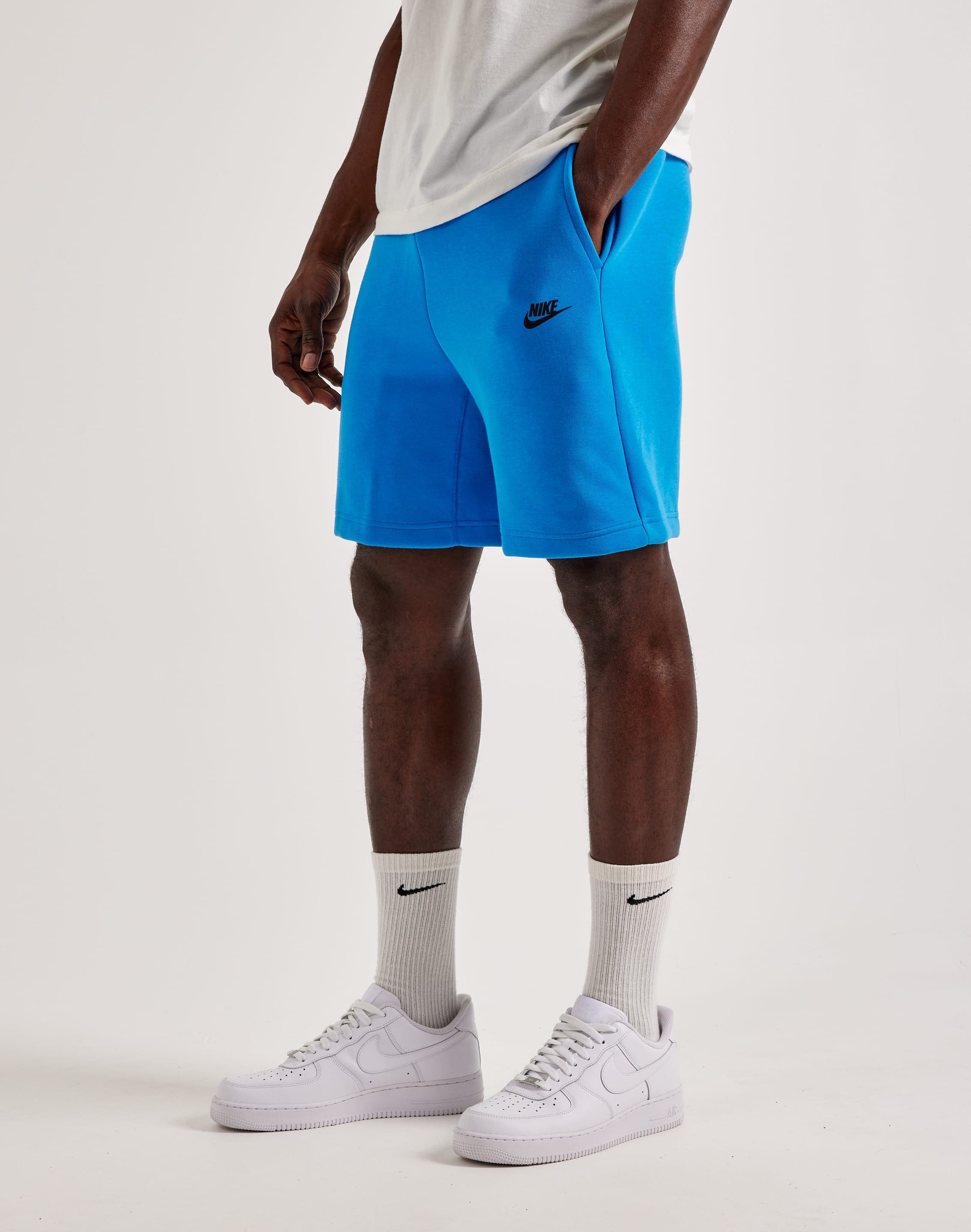 Nike fleece shorts for men online