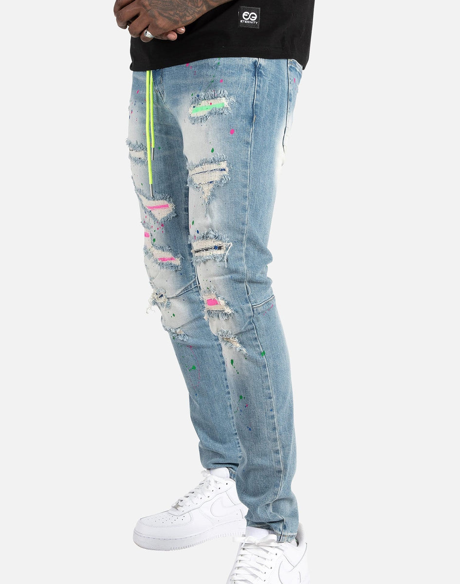 7ty7 Llc Color Rip N' Repair Jeans – DTLR