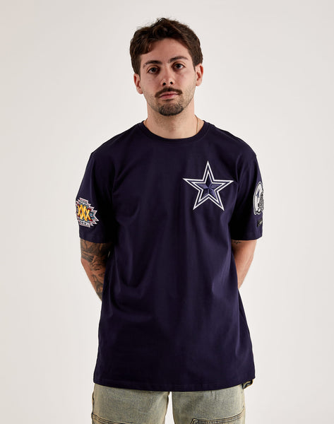 New Era Youth Dallas Cowboys Star V-Neck Navy T-Shirt