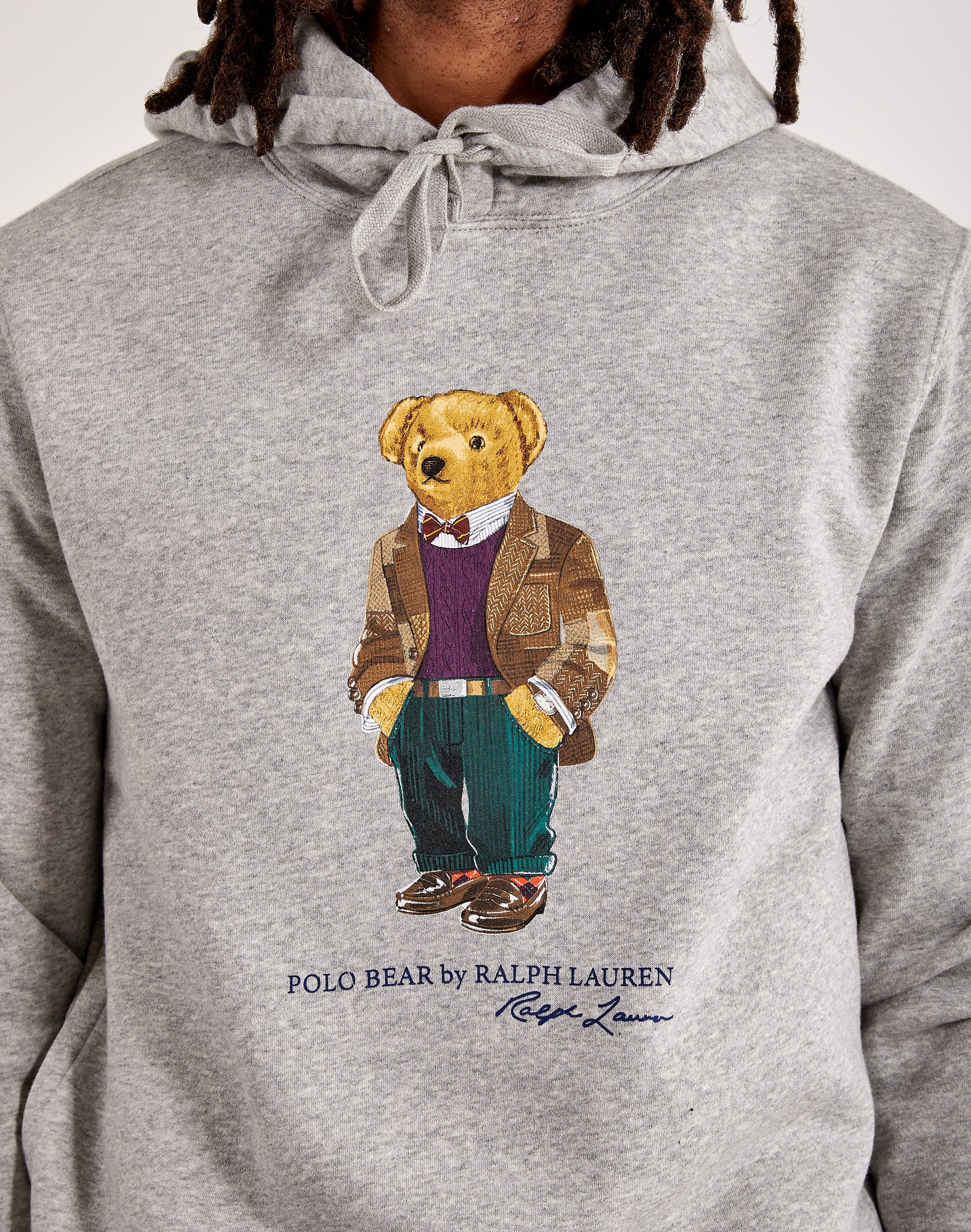 Polo Ralph Lauren: Gray Polo Bear Hoodie