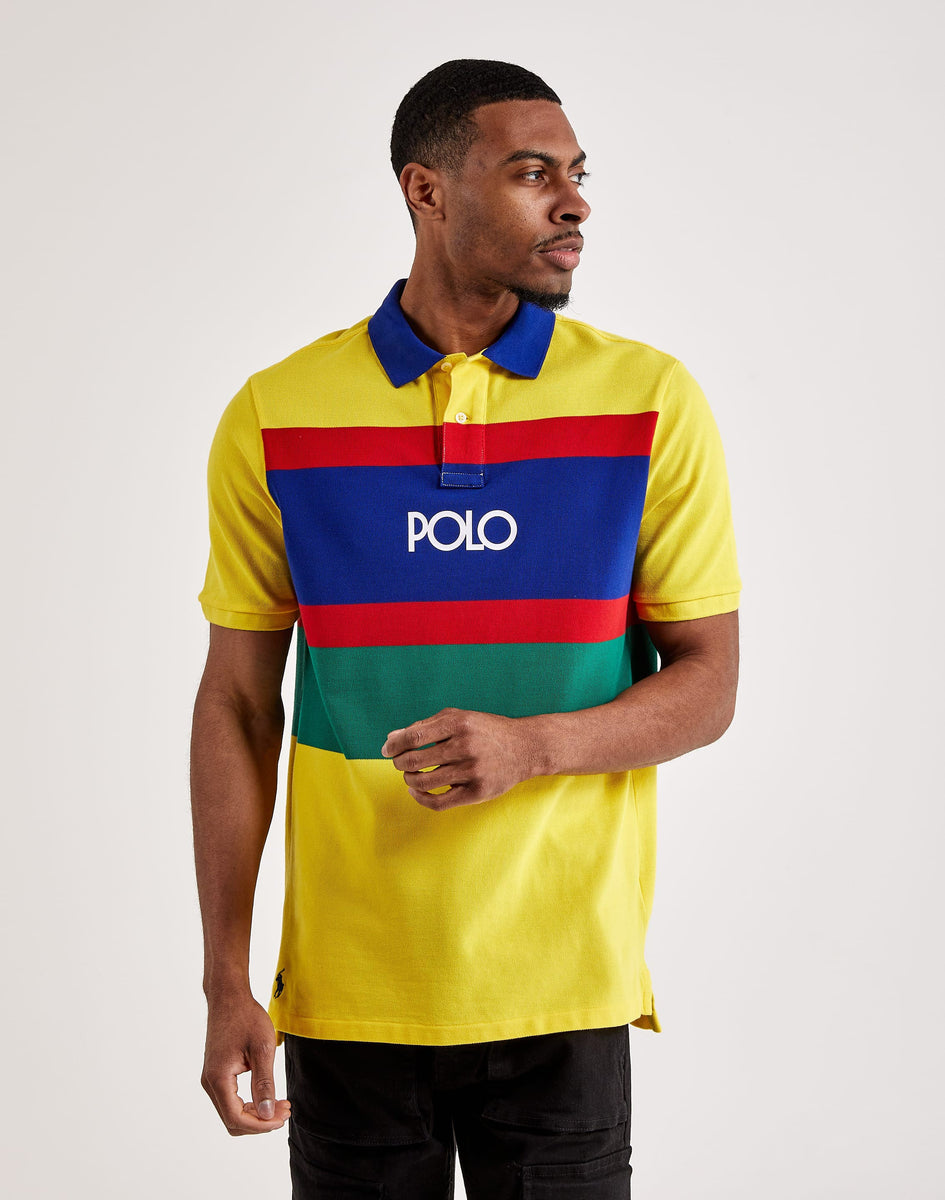 Polo Ralph Lauren Logo Striped Polo Shirt – DTLR