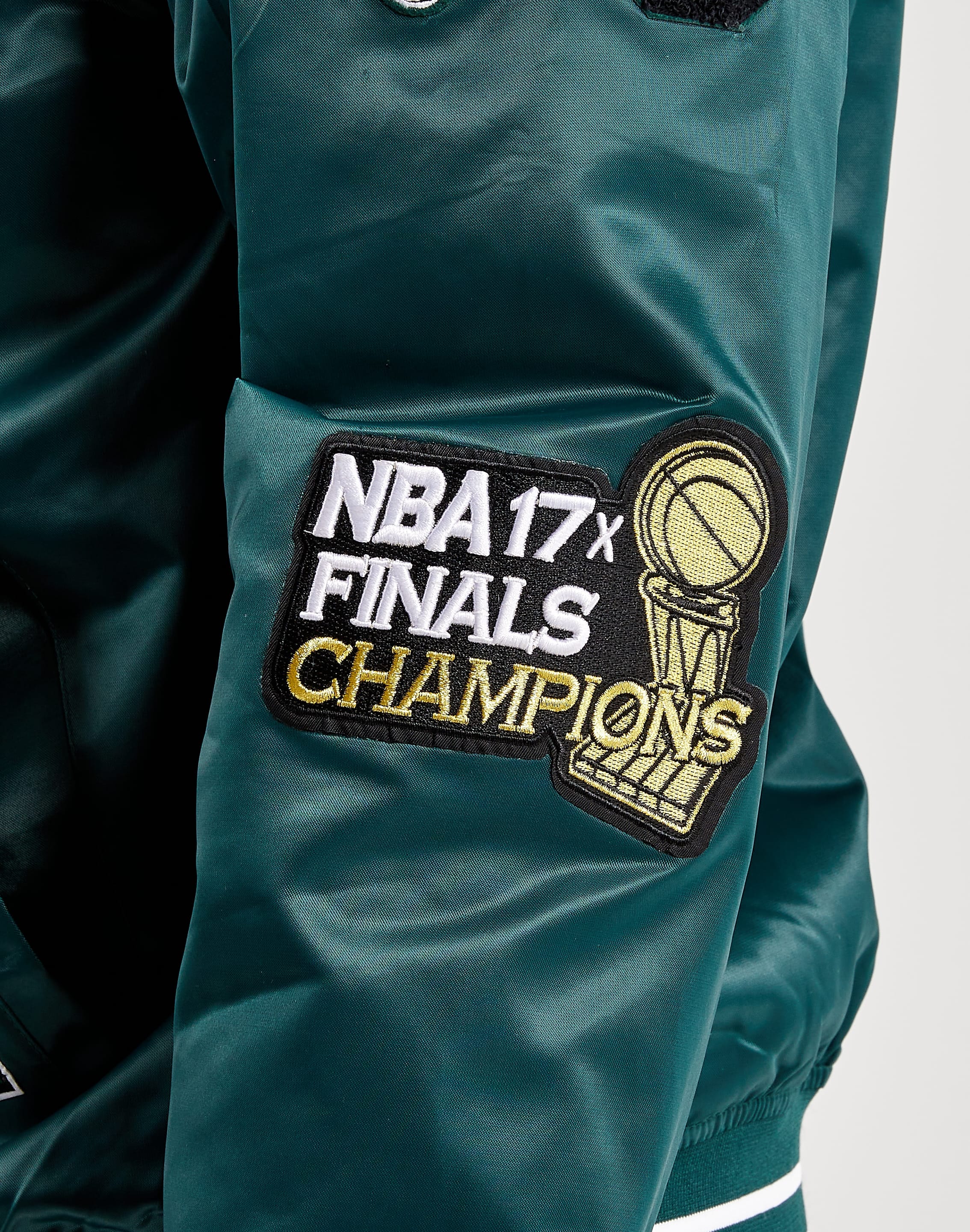 Boston Celtics Pro Standard 17x NBA Finals Champions Mash Up Capsule Varsity  Jacket - Frank's Sports Shop