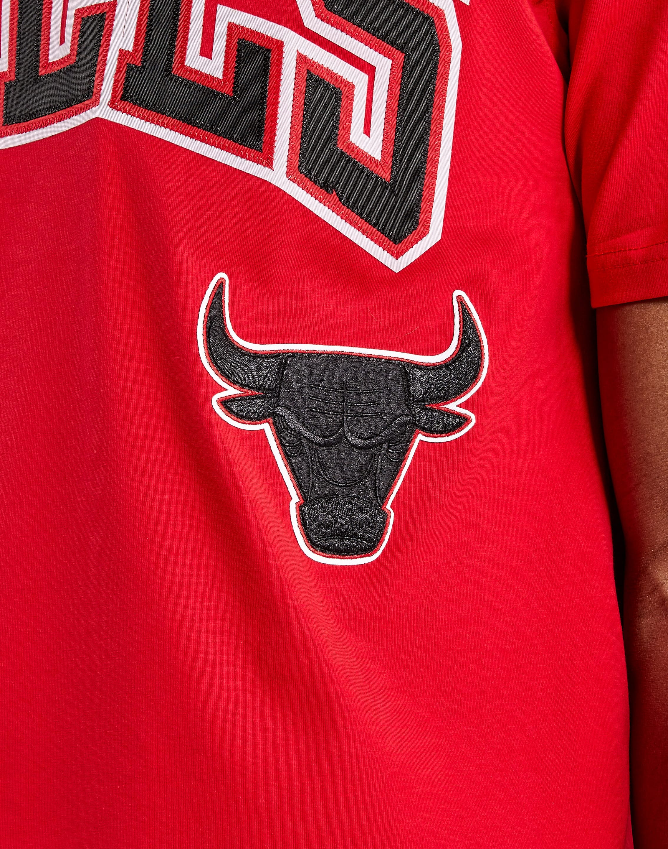 NBA Chicago Bulls full zip red jacket Men's Small Bull Graphic On Back