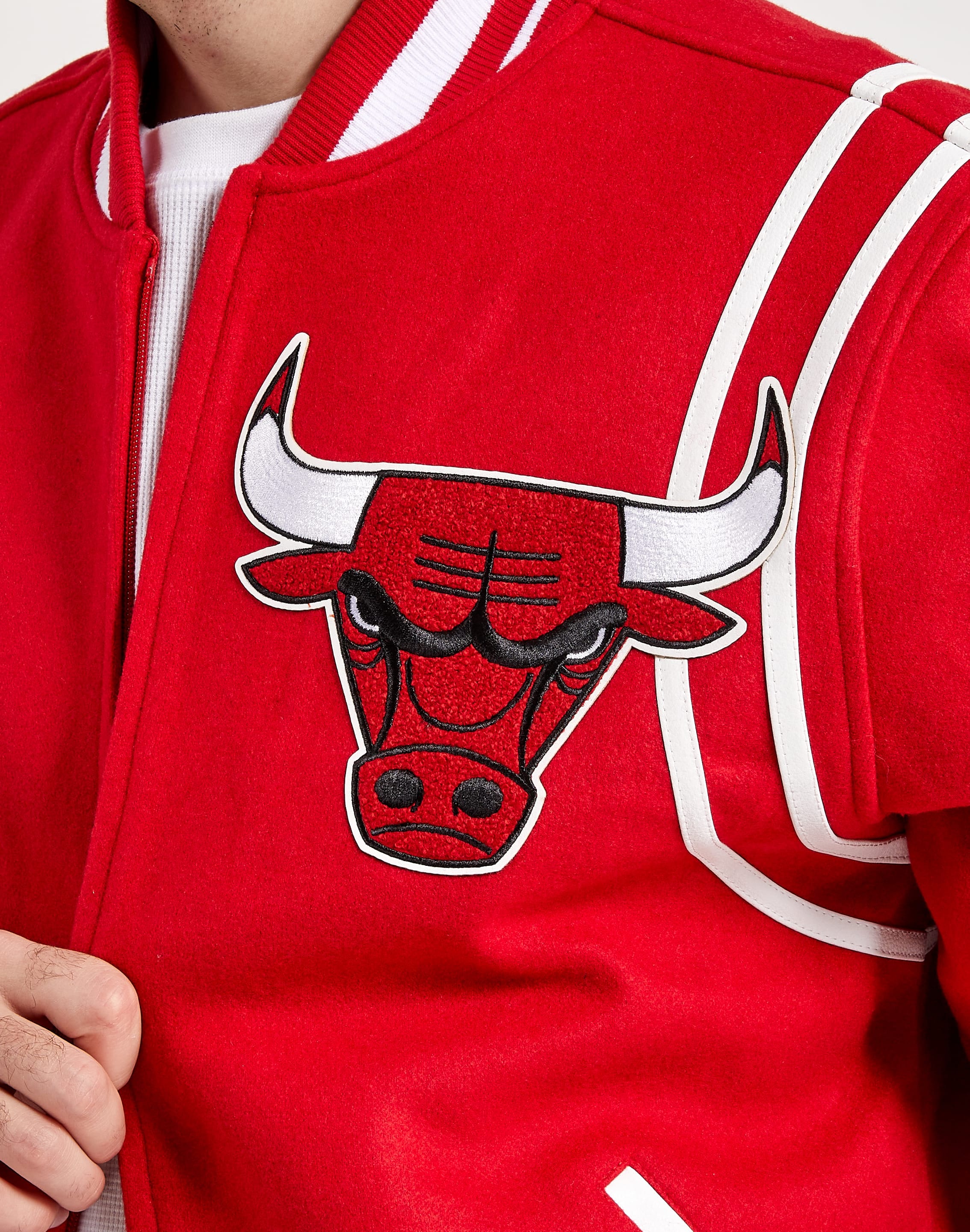 Men's Casual Chicago Red Bulls Baseball Jacket 