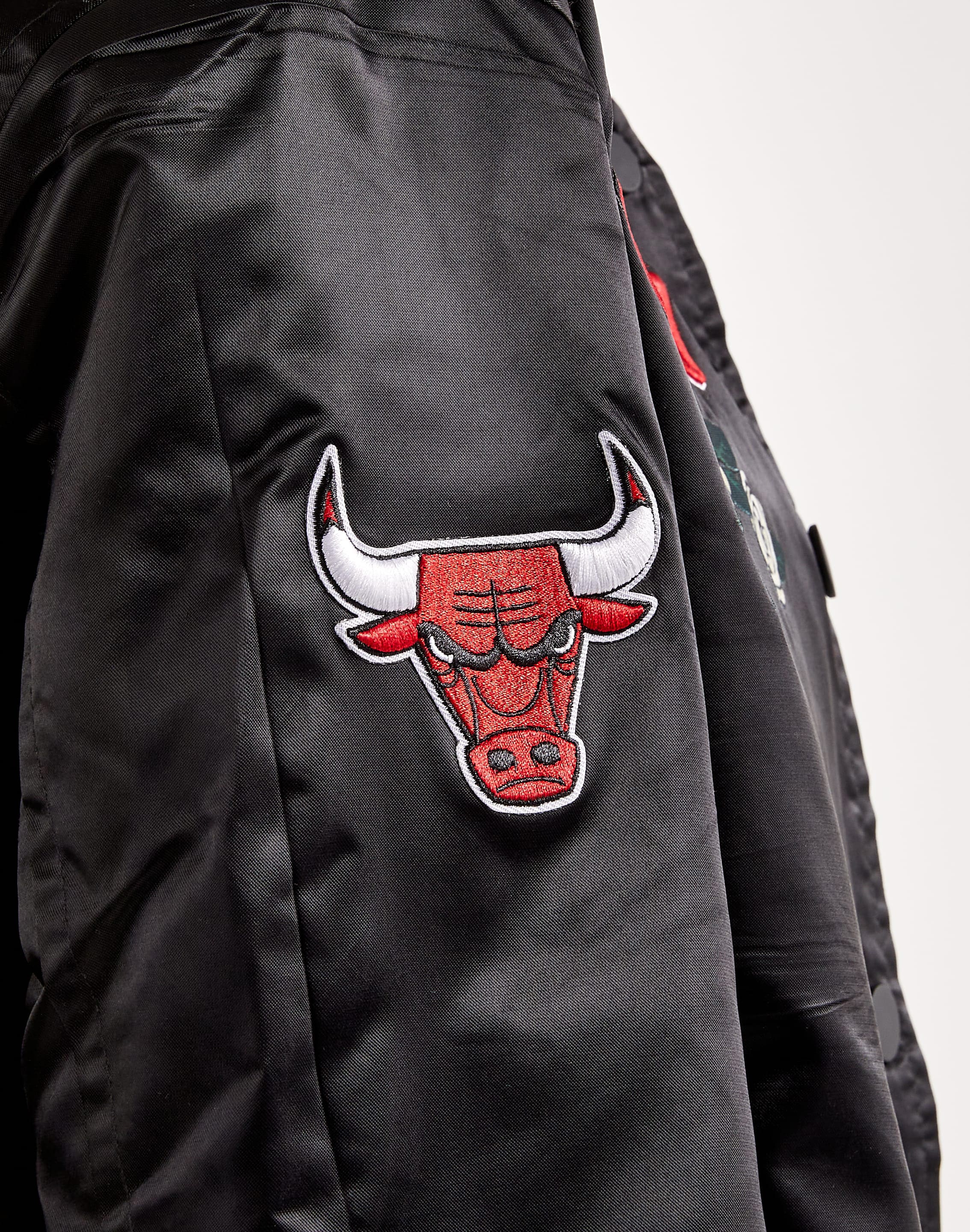 Bulls Black & Grey Varsity Jacket