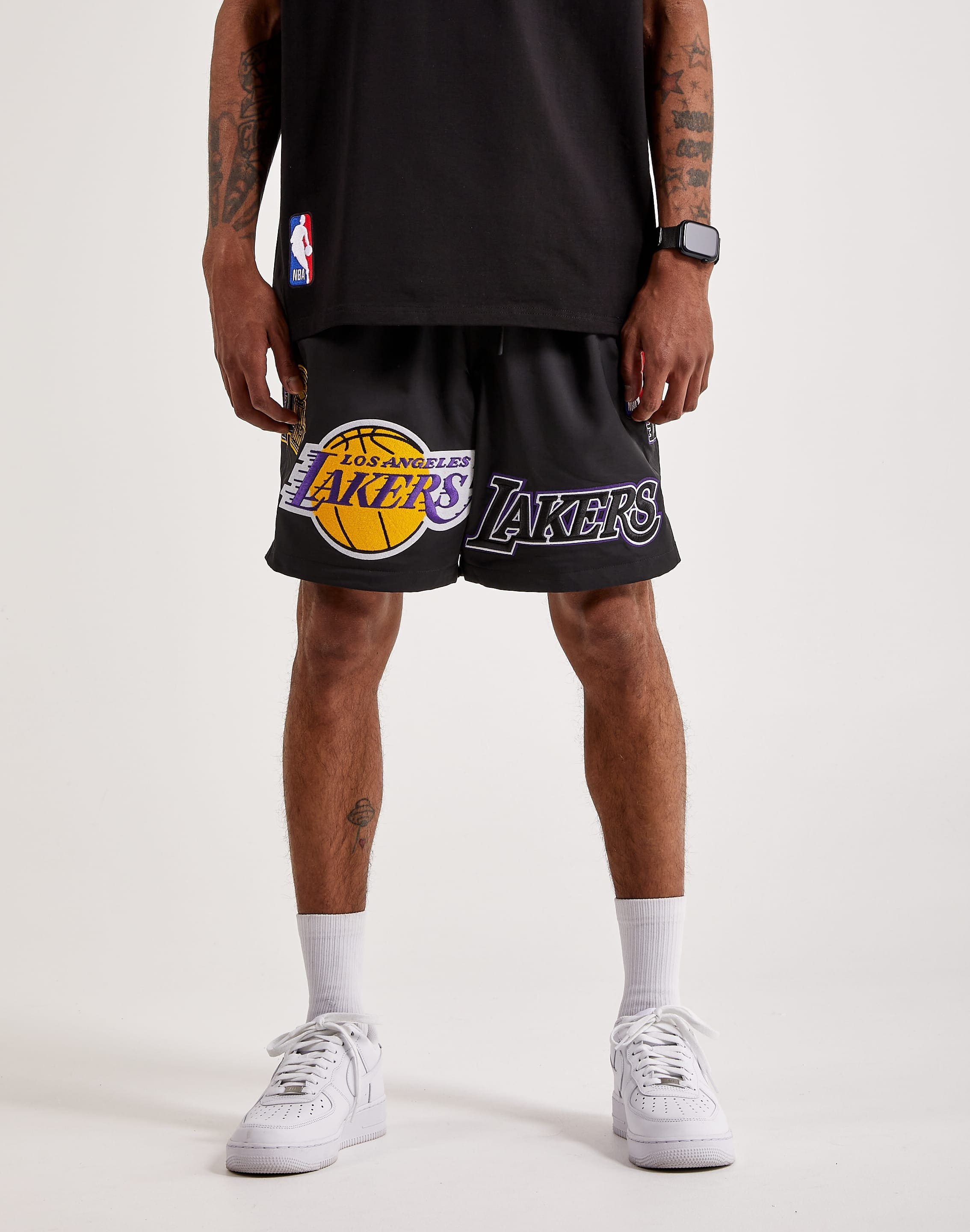 Mens Los Angeles Lakers Shorts, Lakers Basketball Shorts, Running
