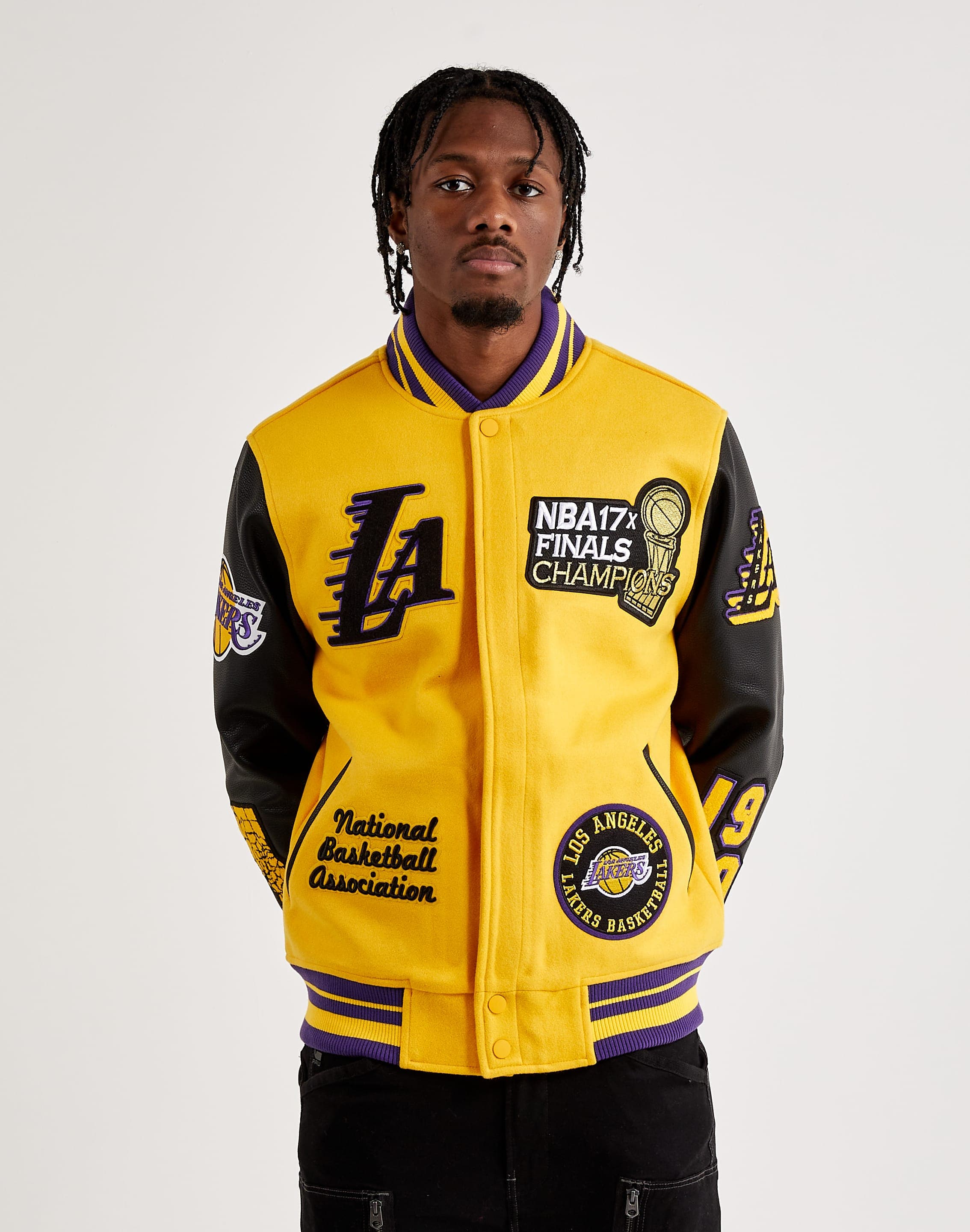 Pro Standard Los Angeles Lakers Mash Up Varsity Jacket – DTLR