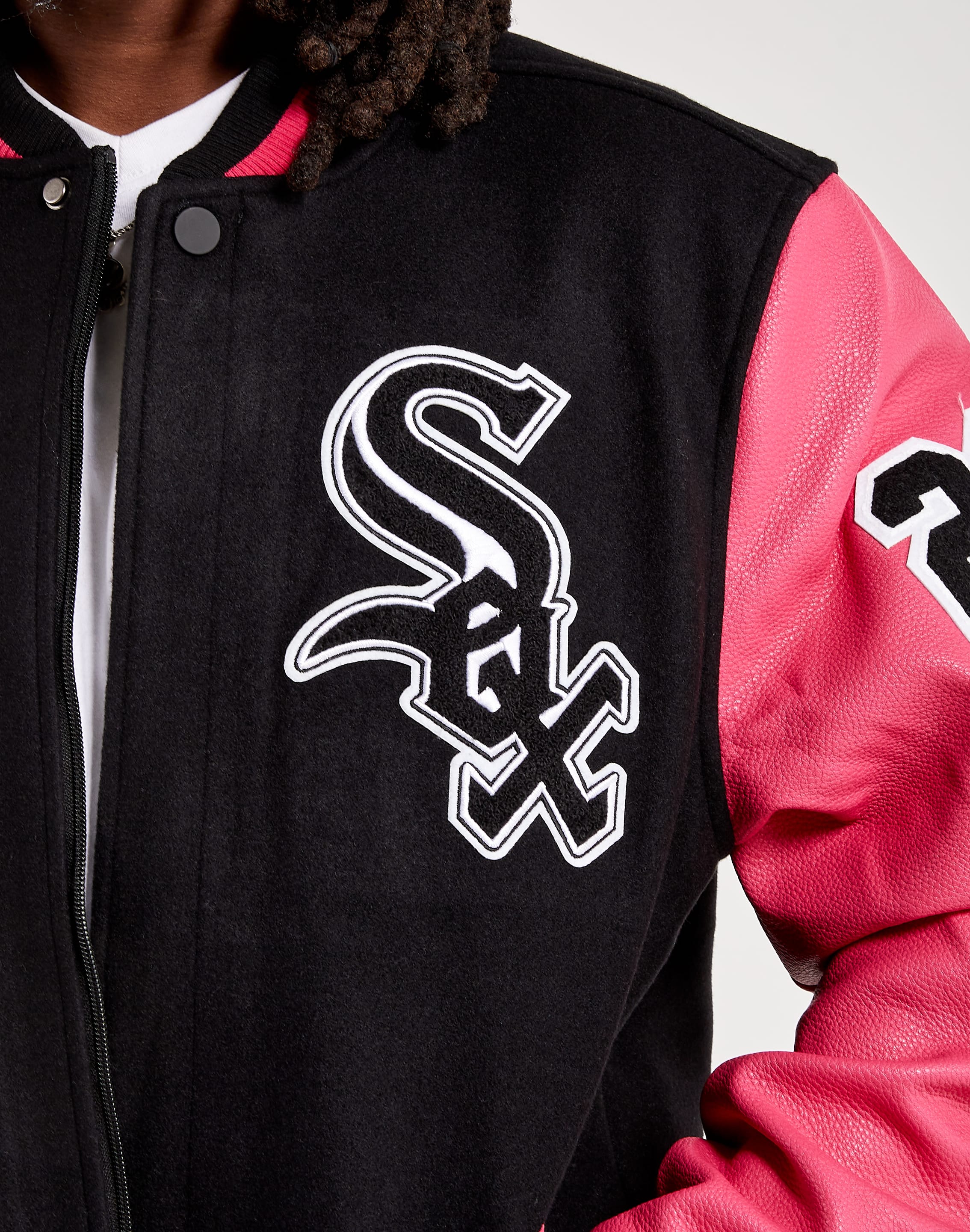 Men's Boston Red Sox Nike Gray Mesh Logo Essential Full-Zip Hoodie Jacket