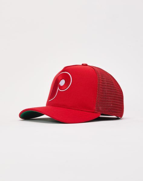 Philadelphia Phillies Vintage Throwback 1980's Logo Baseball Trucker Hat Cap  NEW