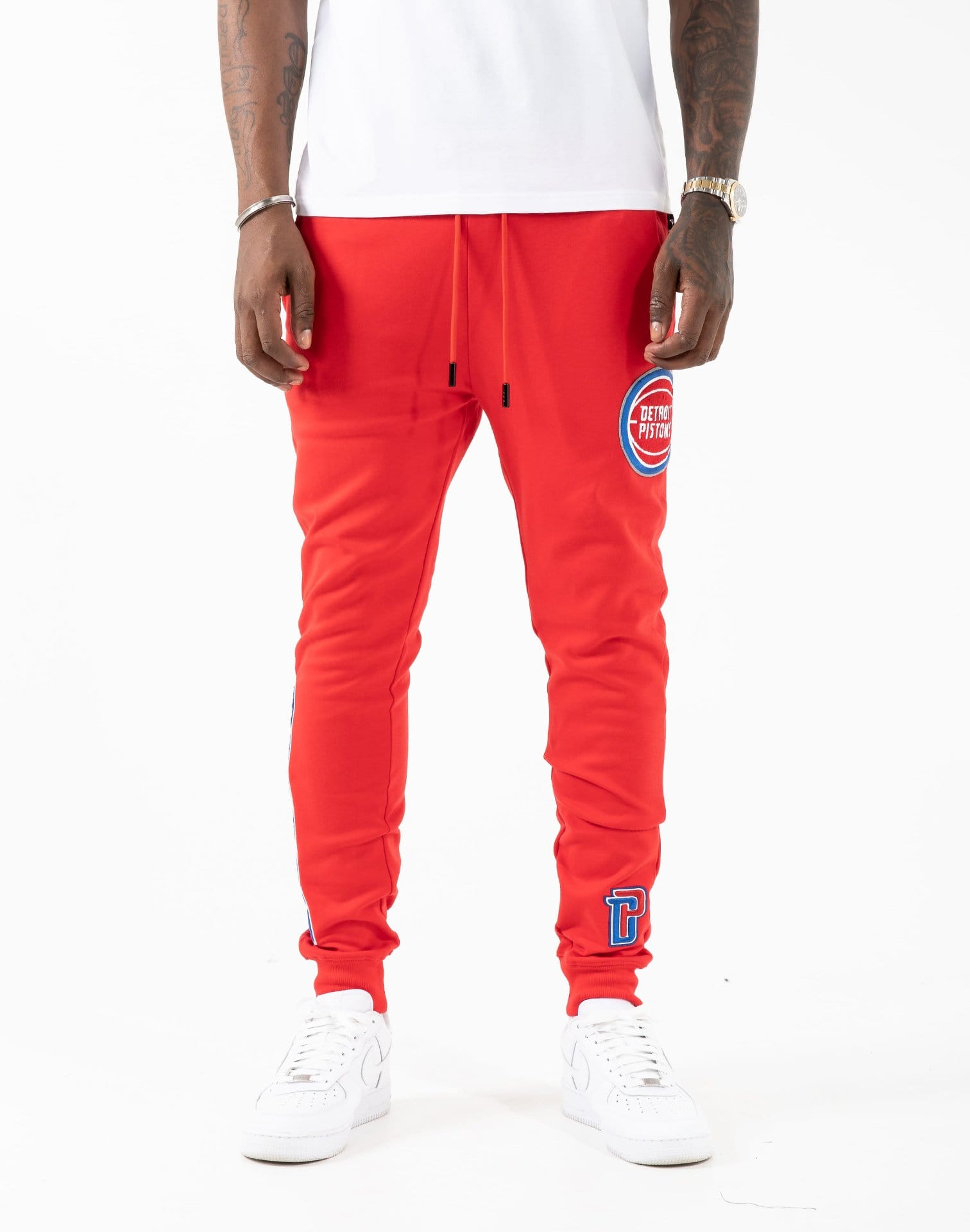 BOSS & NBA RELAXED-FIT TRACKSUIT BOTTOMS WITH COLLABORATIVE LOGO TAPE -  50474496 - sagiakos-stores.gr