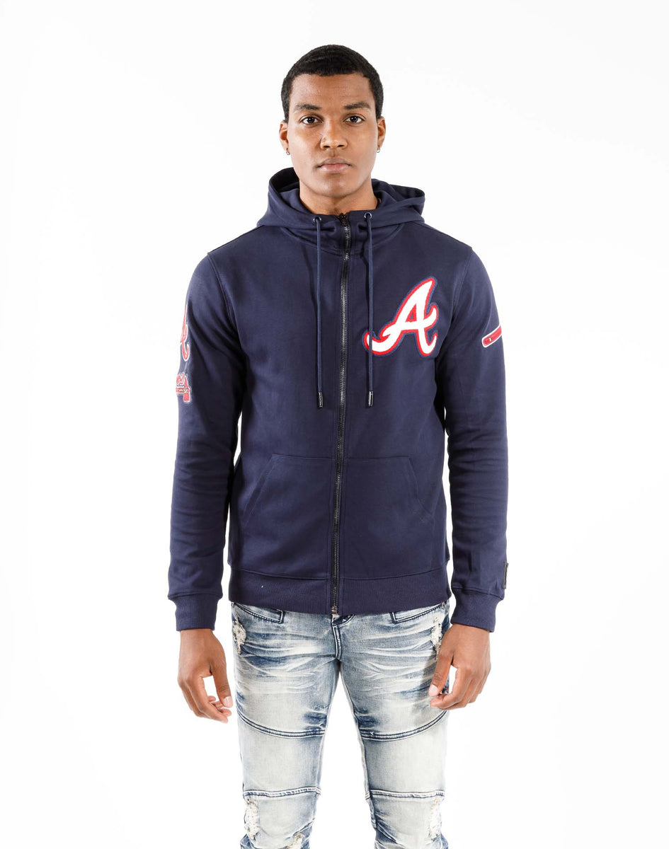 Pro Standard MLB ATLANTA BRAVES LOGO FULL-ZIP HOODIE – DTLR