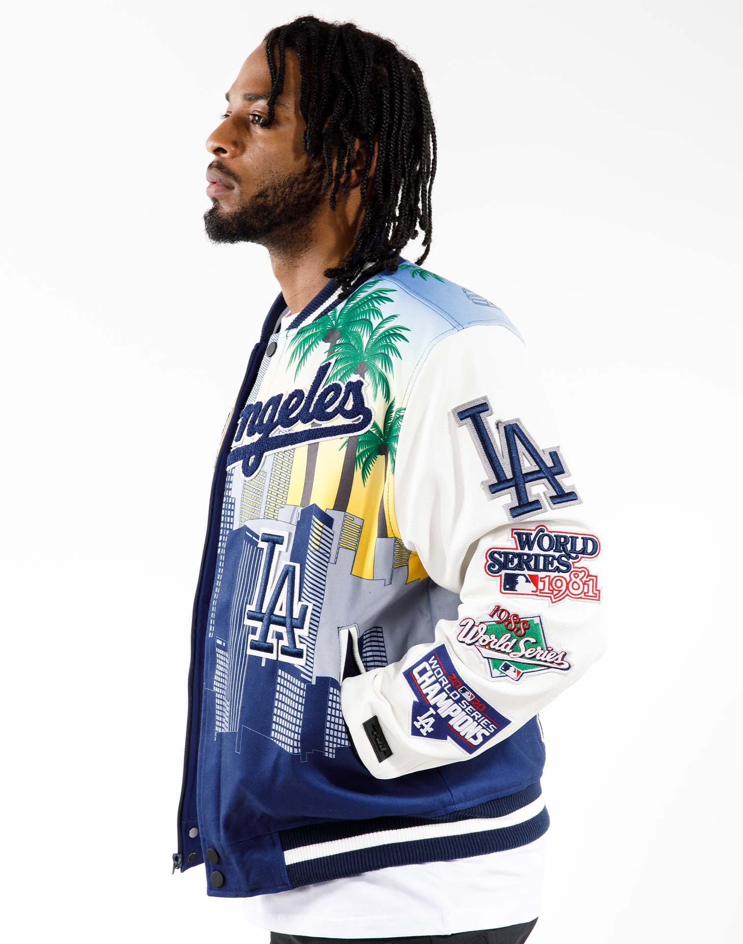 Pro Standard Mlb Los Angeles Dodgers Remix Varsity Jacket - Yahoo Shopping