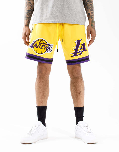 Shop Pro Standard Los Angeles Lakers Pro Team Shorts BLL351639 yellow