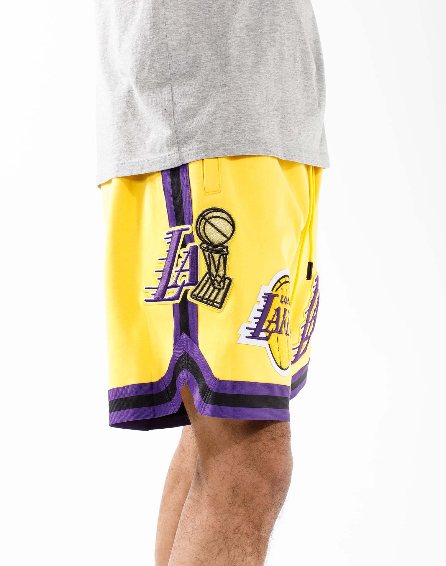 Pro Standard Los Angeles Lakers Yellow Mesh Shorts – Get Fly NYC
