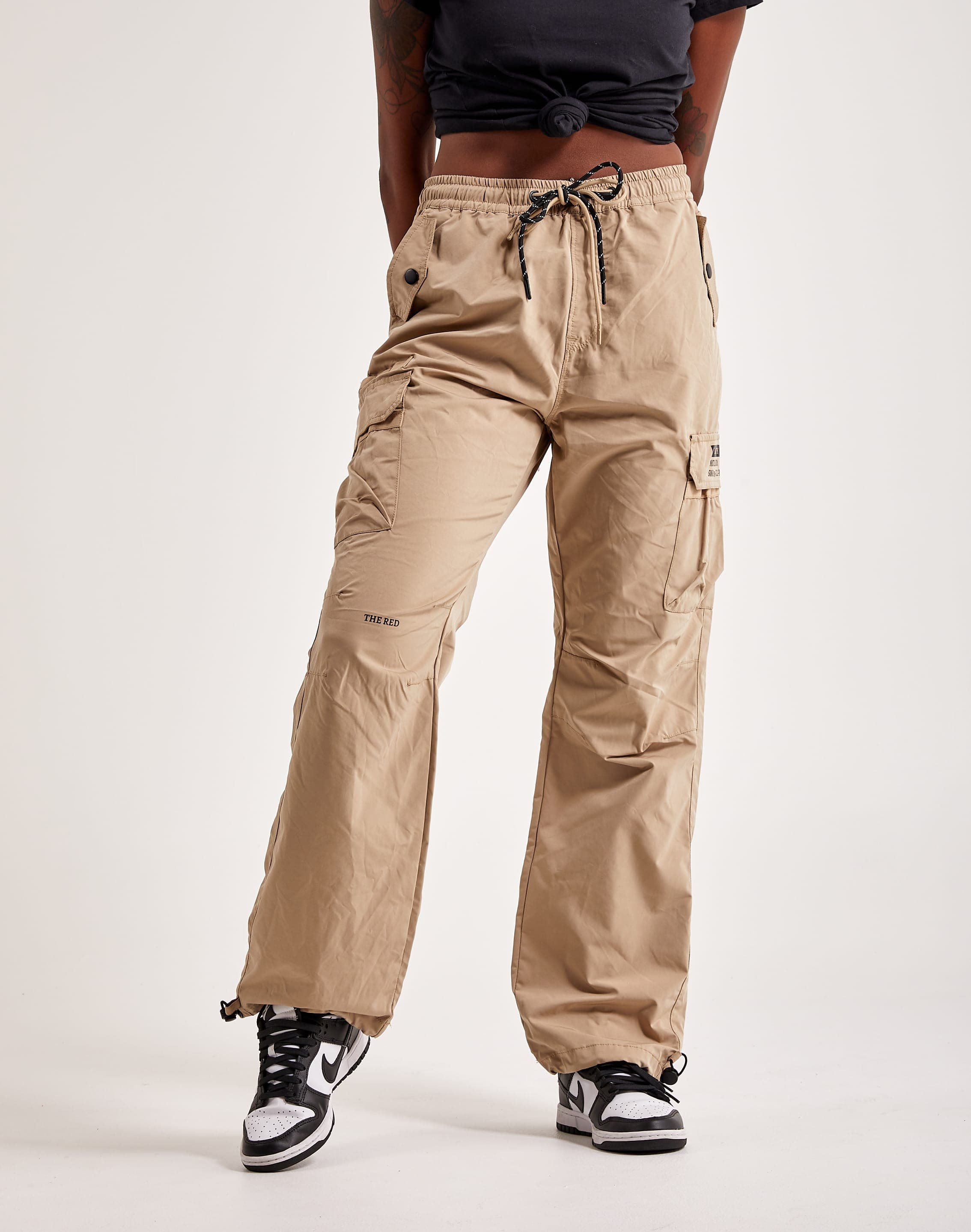  ReachMe Womens Baggy High Waisted Cargo Pants with
