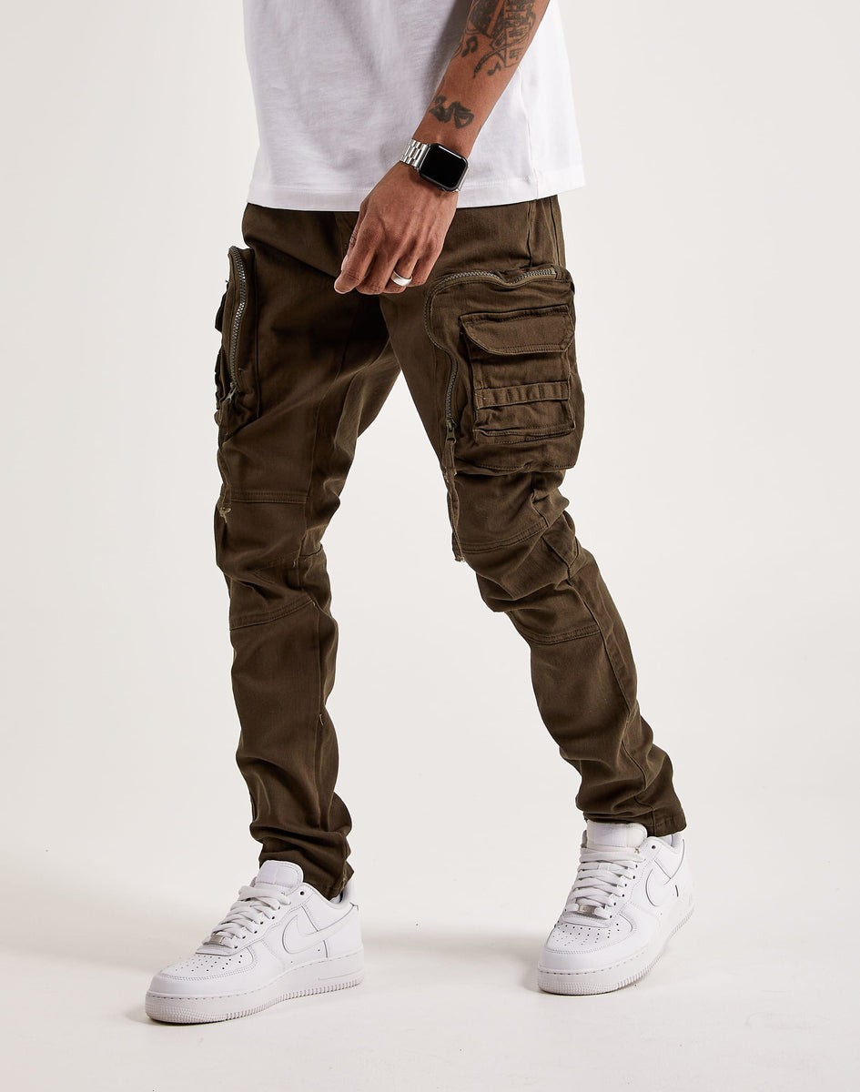 Smoke Rise Twill Slim Tapered Cargo Pants – DTLR