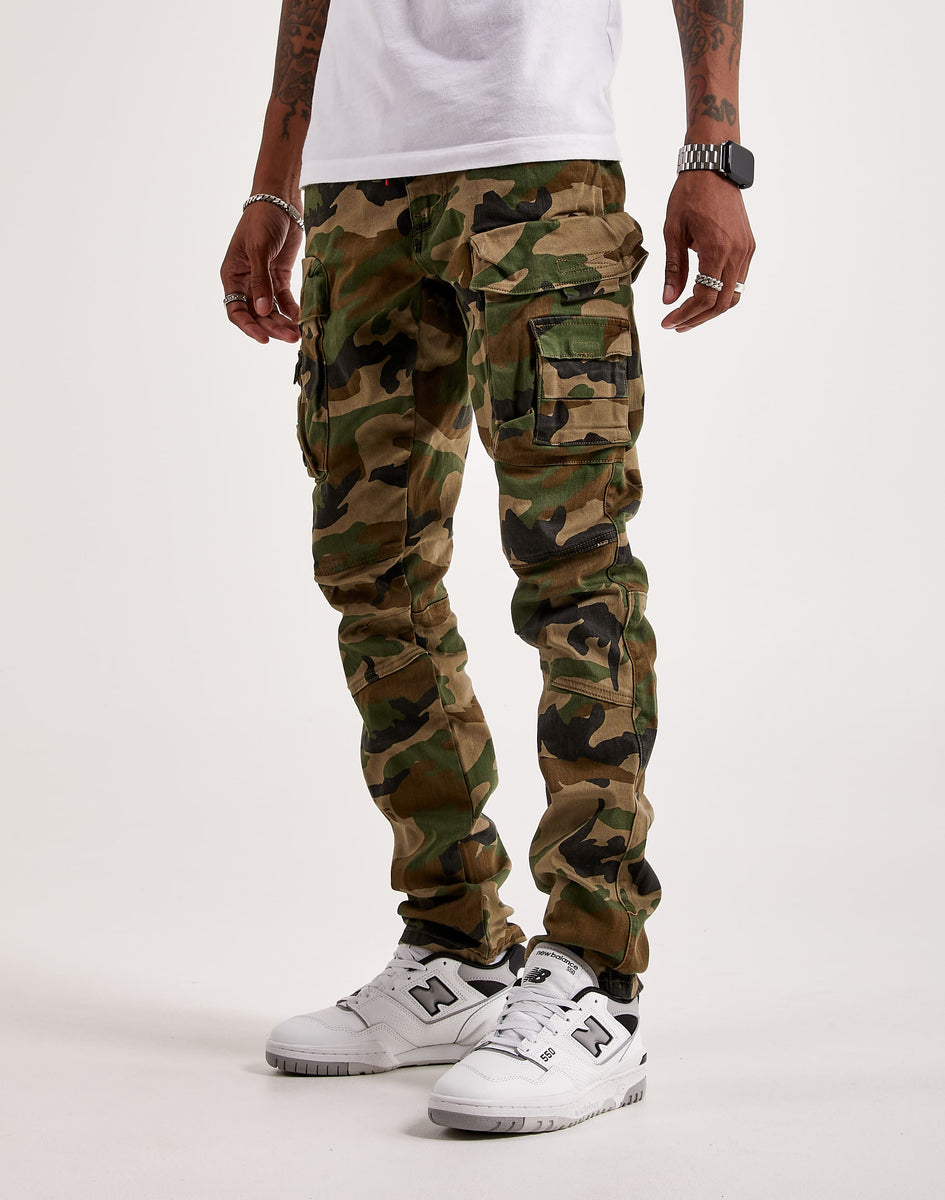 Smoke Rise Twill Slim Tapered Cargo Pants – DTLR