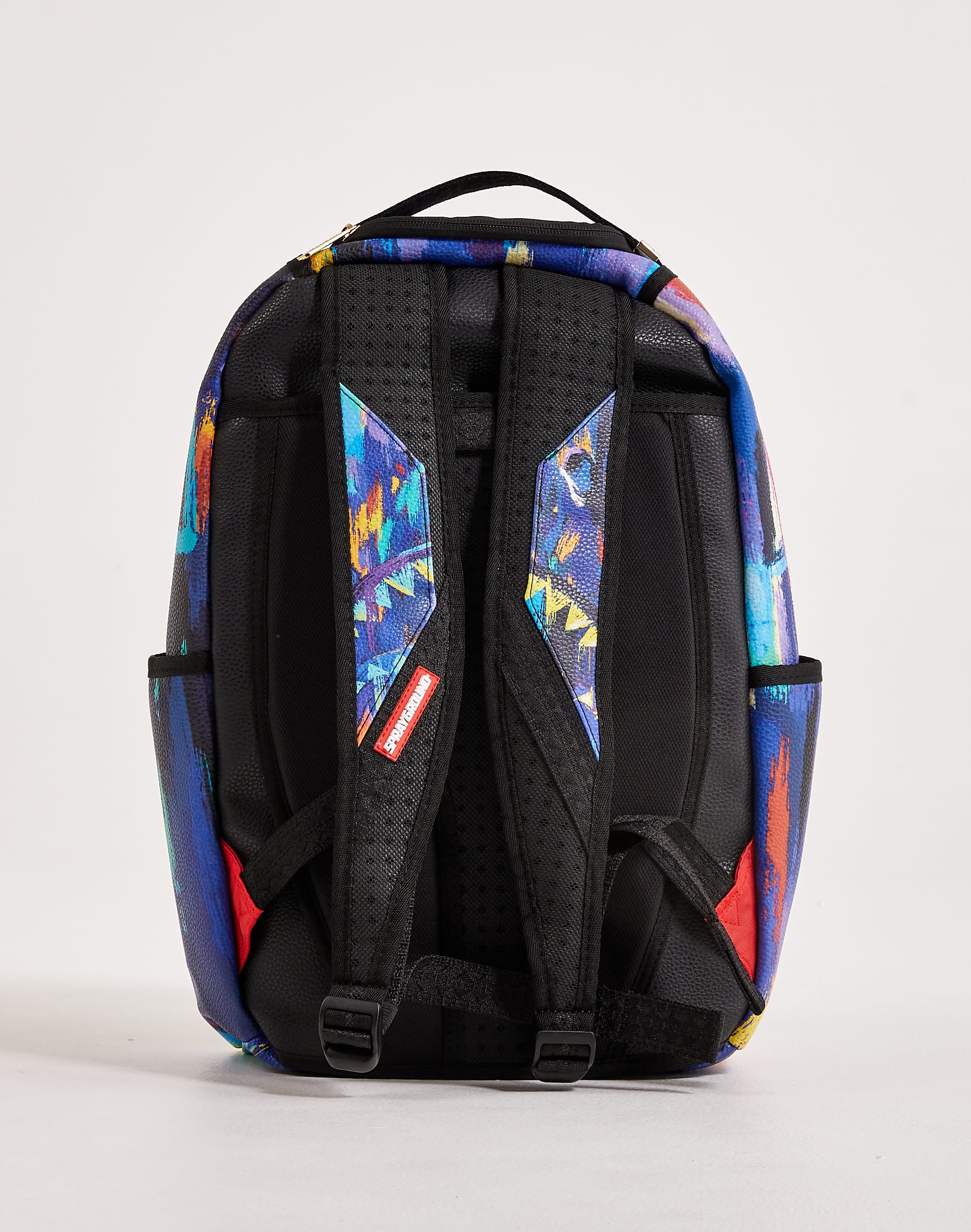 Sprayground Shark-print Colour Drip Backpack in Blue for Men