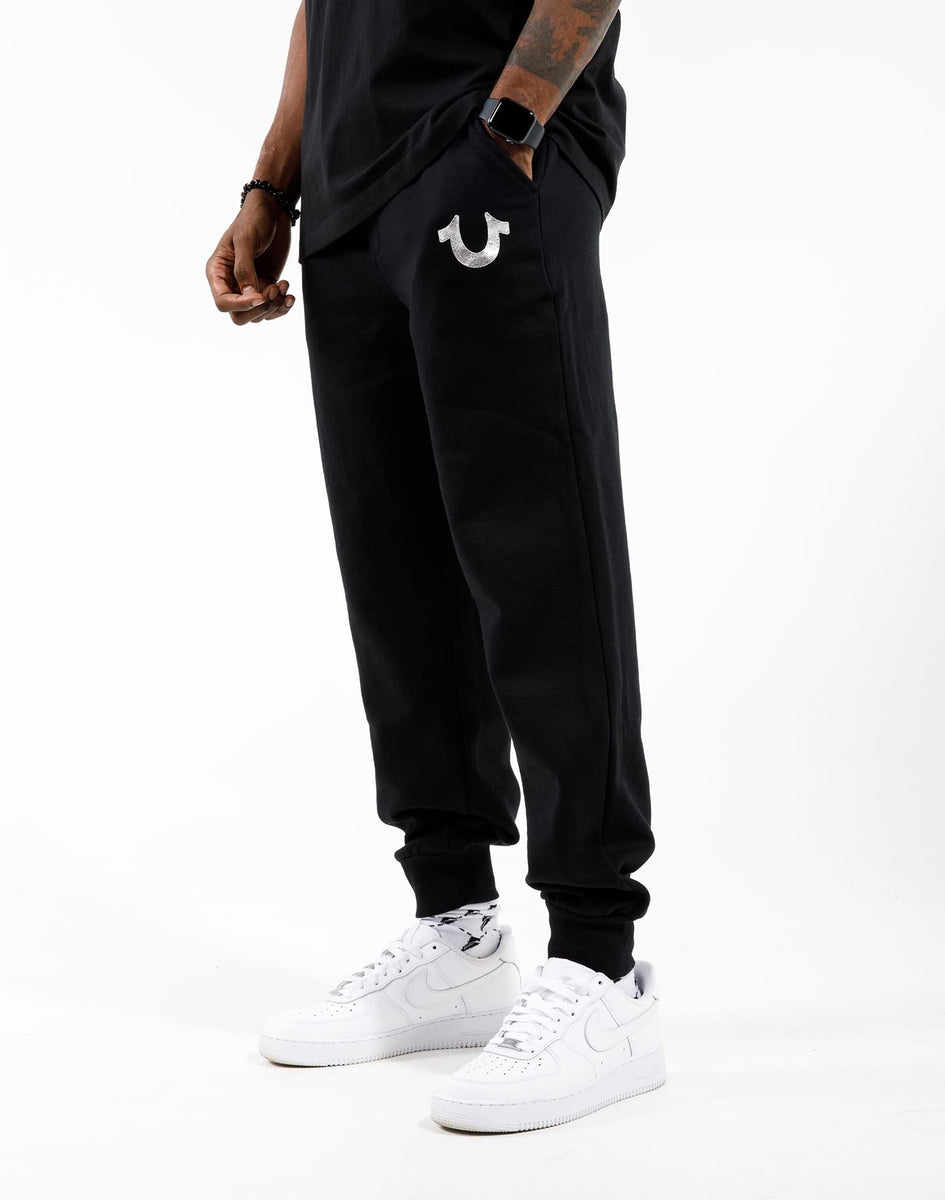 True Religion Metallic Horseshoe Joggers – DTLR