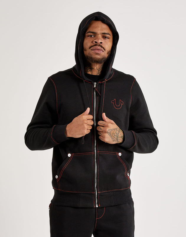 True Religion Big T Zip-Up Hoodie – DTLR