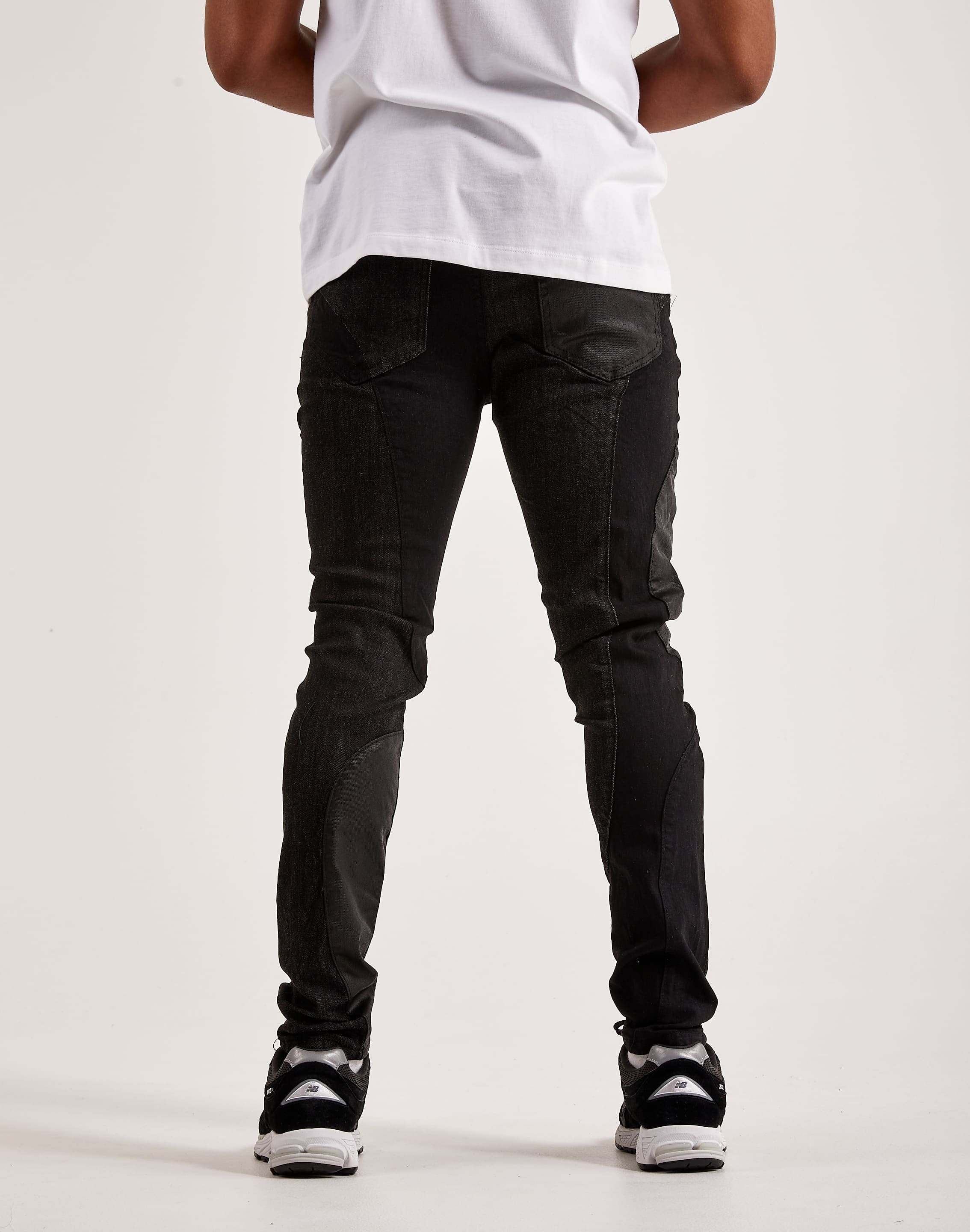 JEN7 Men's Paxtyn Coated Skinny Fit Jeans Black Size 31 - Walmart.com