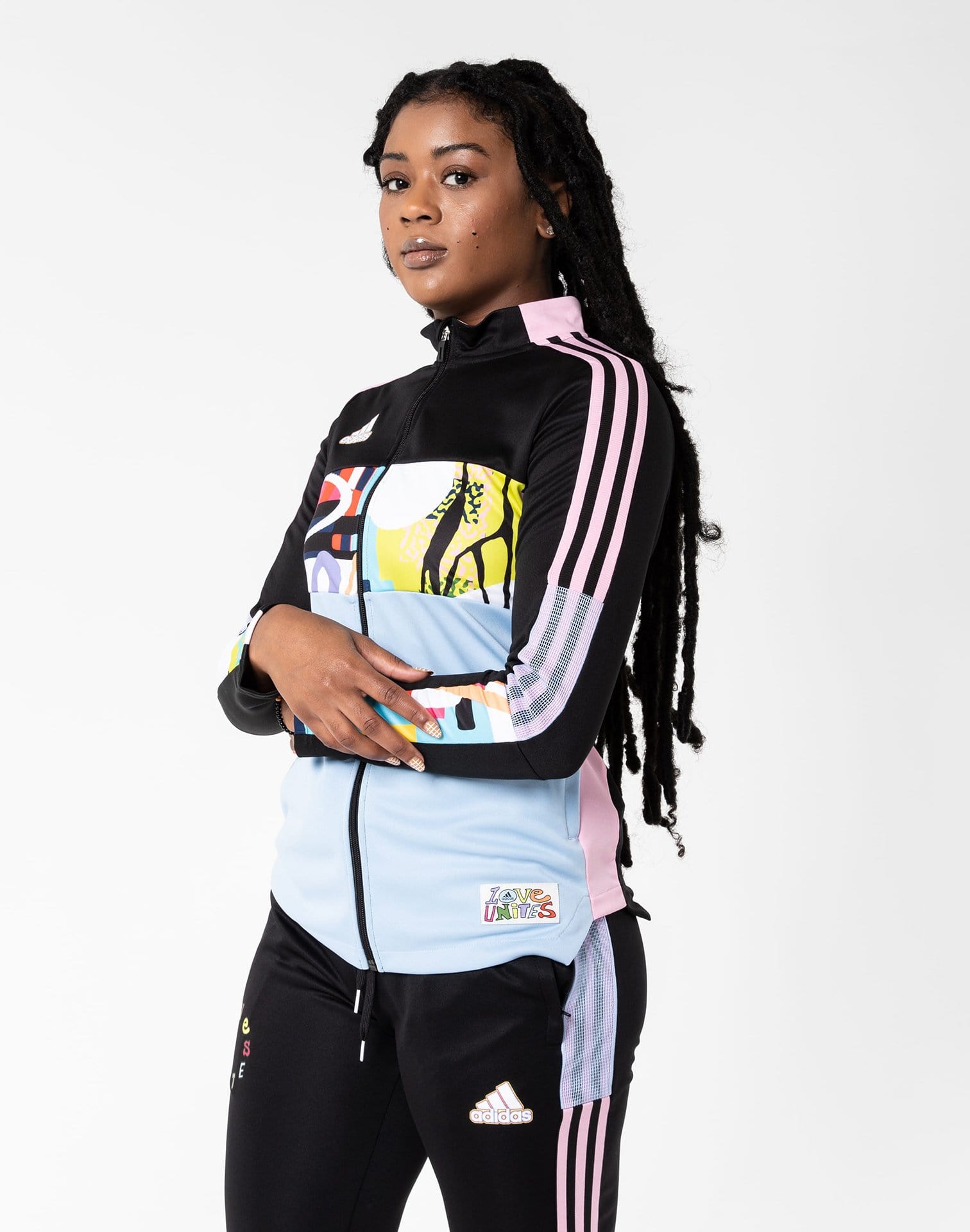 Adidas Women's Love Unites Tiro Track Jacket, XS, Black