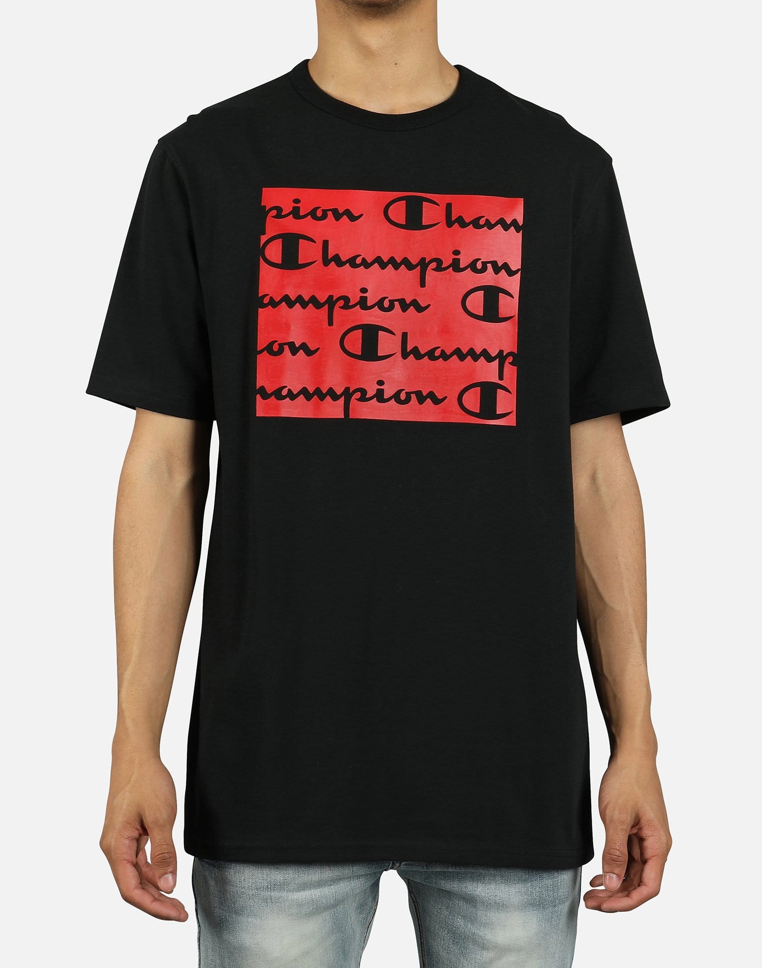 Champion Men's Multi-Script Logo Tee