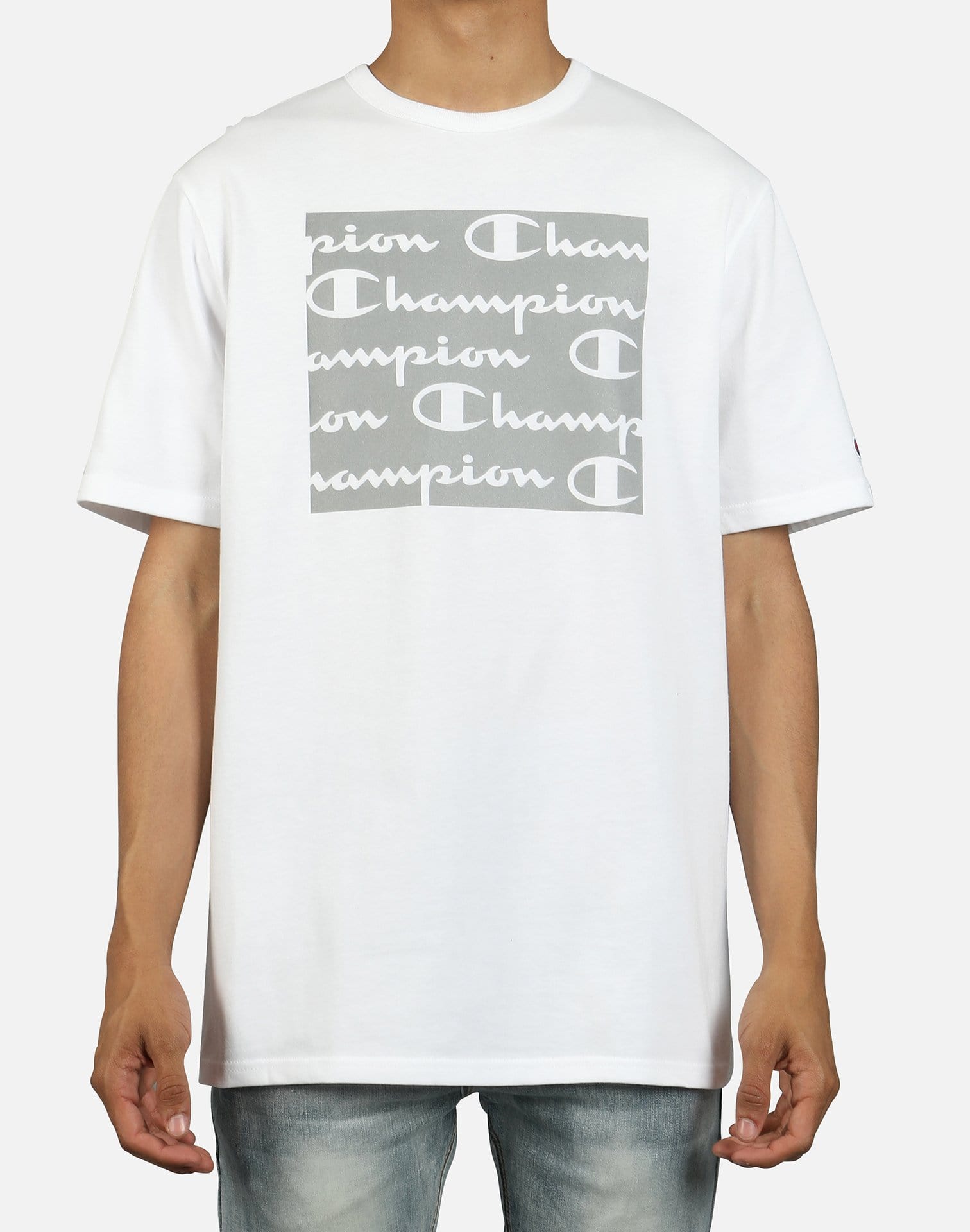 Champion Men's Multi-Script Logo Tee