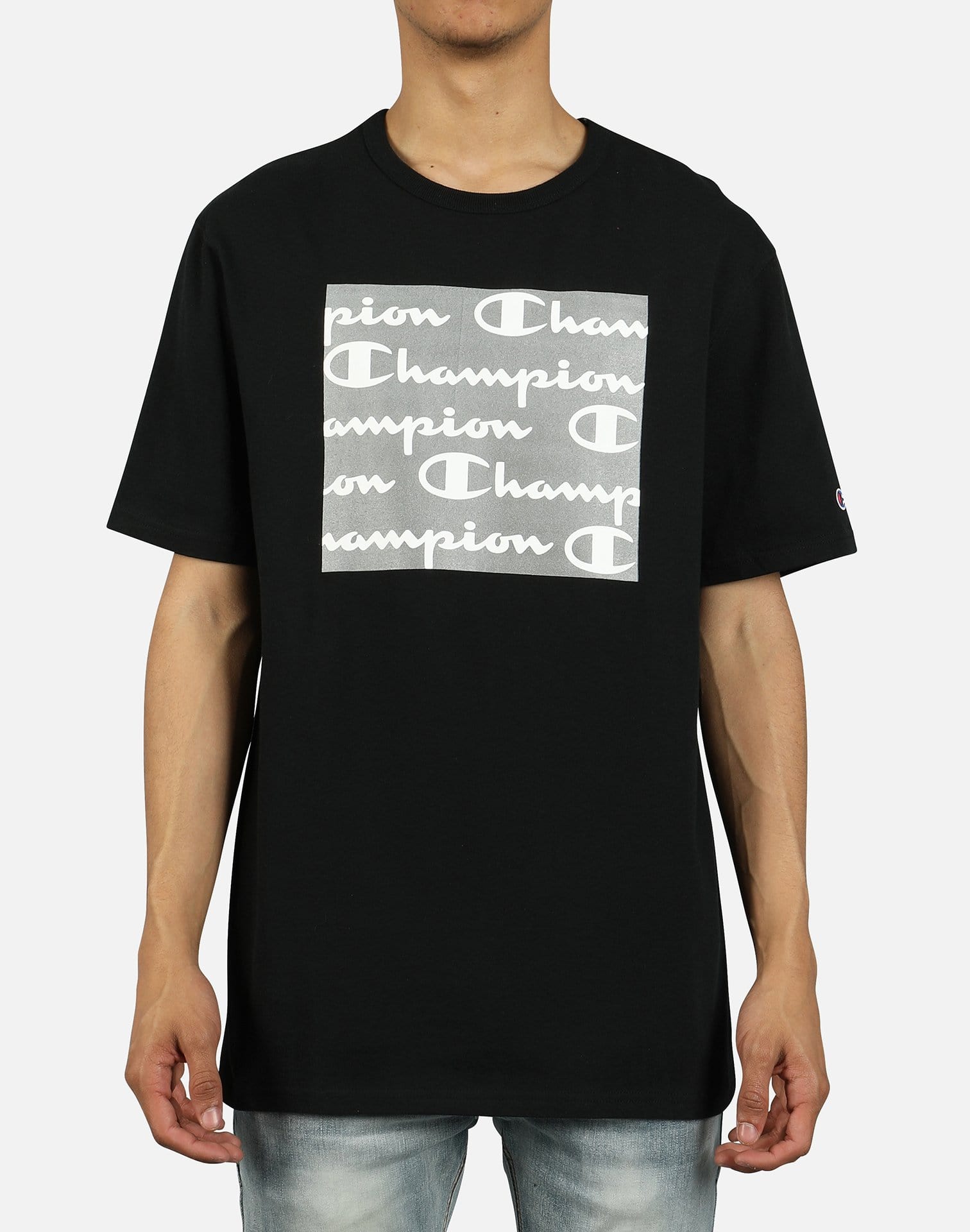 Champion Men's Multi-Script Logo Tee