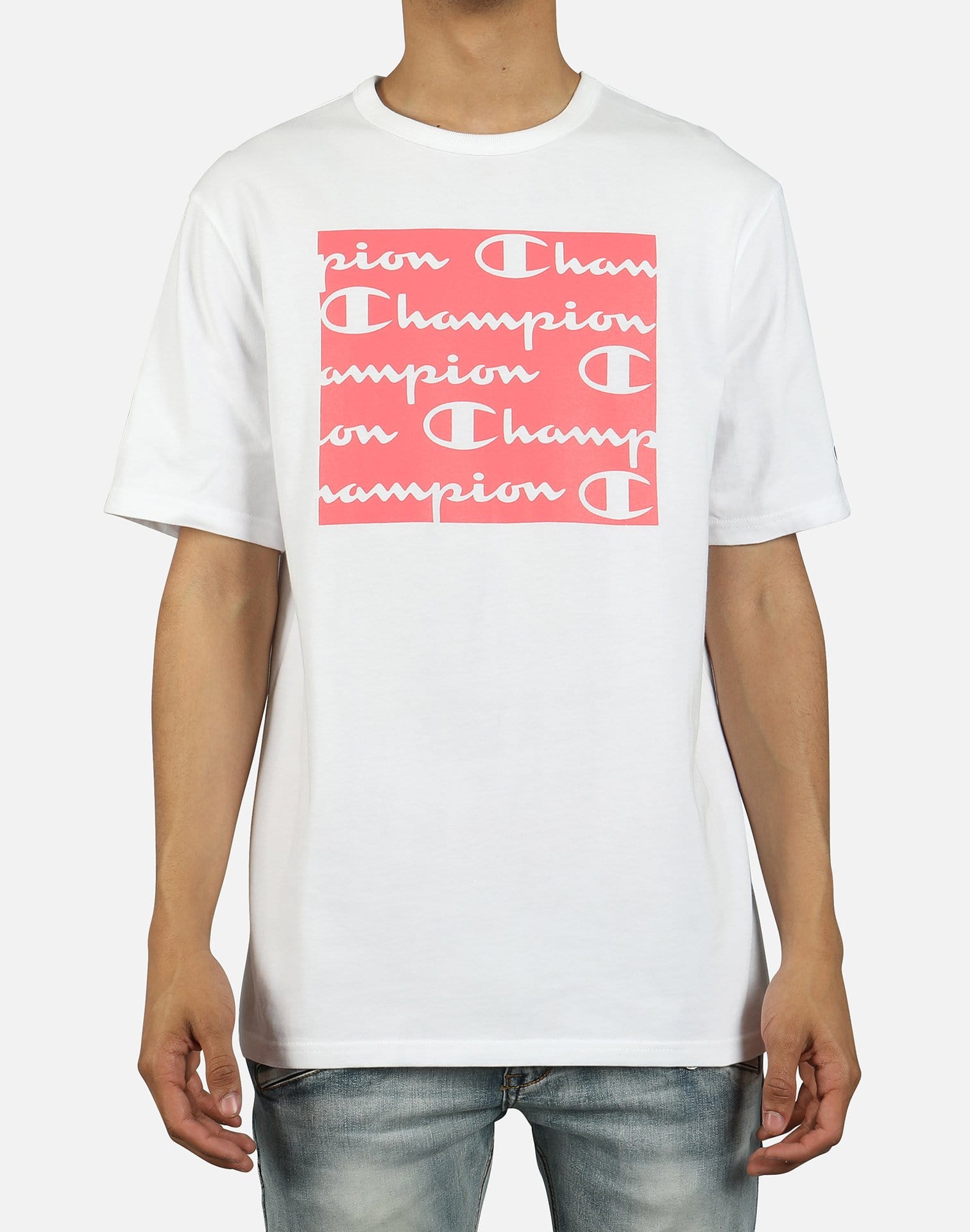 Champion Men's Multi-Script Logo Tee