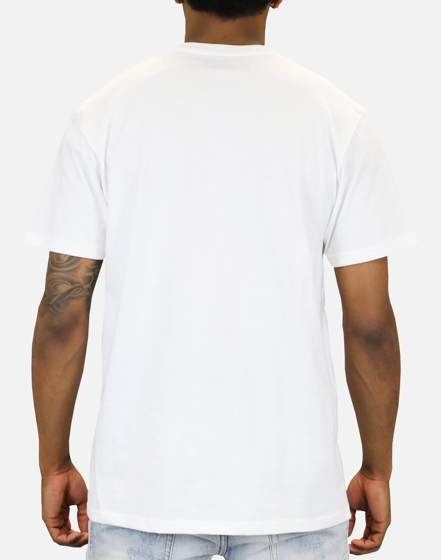 Denim House Basic Crew Neck Tee (White)