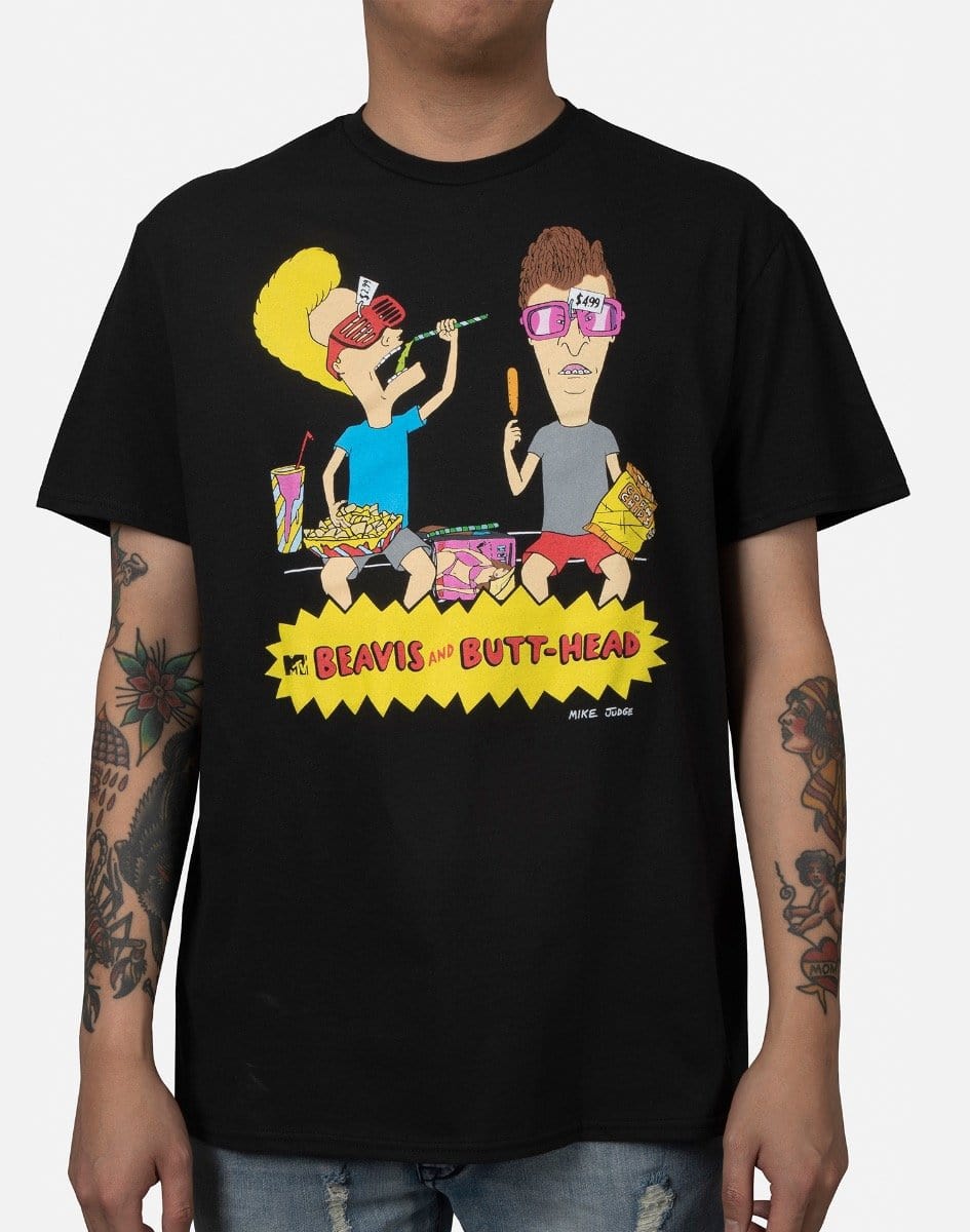 Fifth Sun Men's Beavis And Butthead Ultimate Style Tee