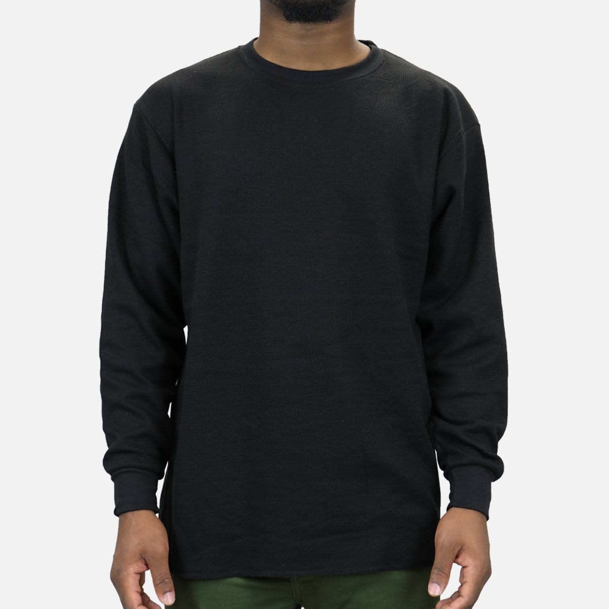 Denim House Basic Thermal Shirt (Black)