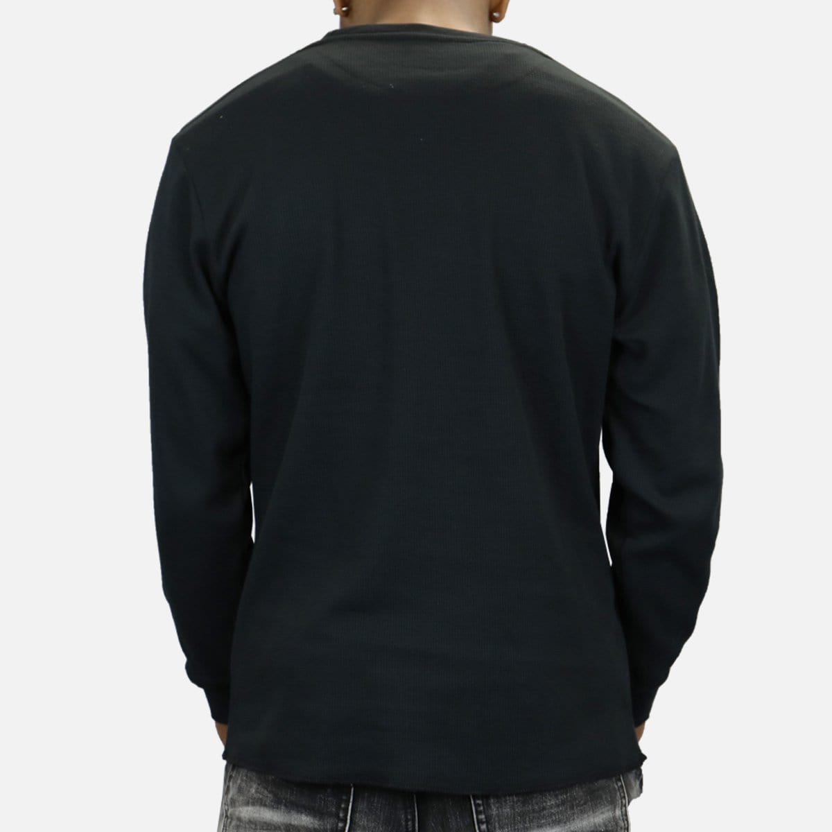 Denim House Basic Thermal Shirt (Black)