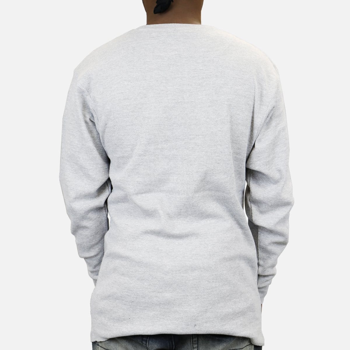 Denim House Basic Thermal Shirt (Heather Grey)