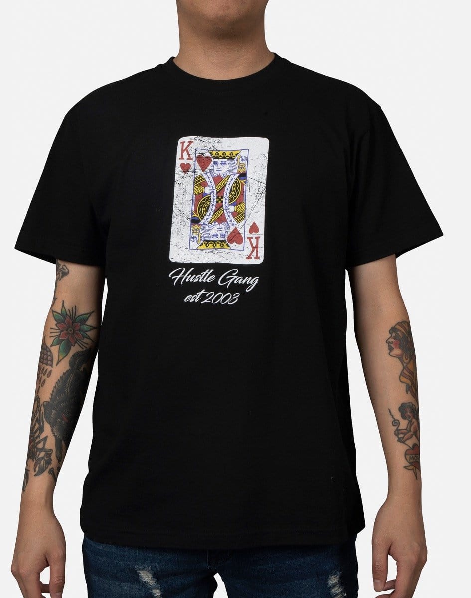 Hustle Gang Men's King Of Hearts Tee